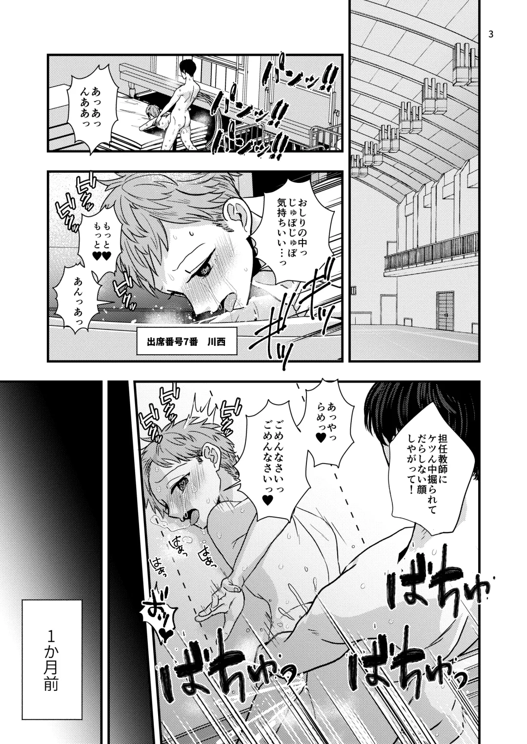 [Minakami Riku] Junior High Aru Chuugaku Kyoushi no Yokubou-tan Fhentai - Page 3