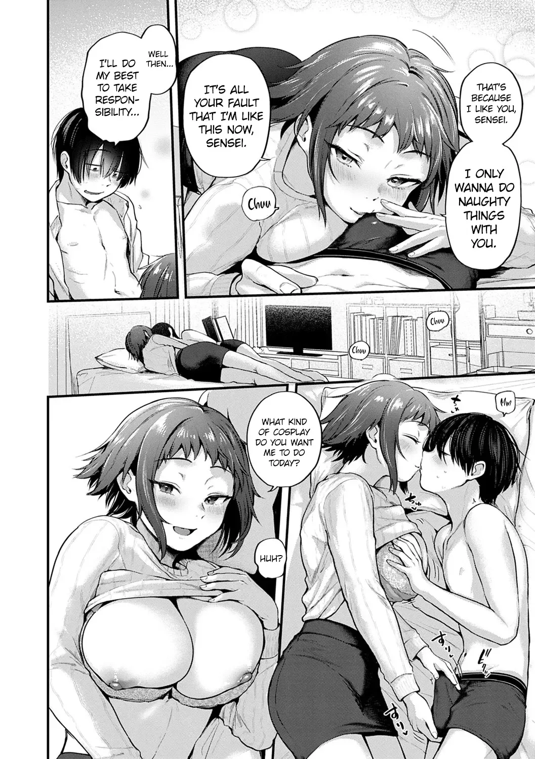 [Gosaiji] Layer Kanojo wa Oshi Sakka no Yume o Miru ka? | Do Cosplayer Girlfriends Dream of Their Favorite Artists? Fhentai - Page 16