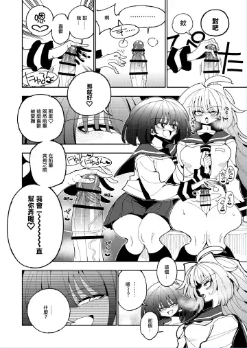 [Nekonso] Shizuku to Shiori 2 -Kouhai ni futanari Chinchin o Shasei Kanri Sarete  Irukedo Watashi wa Konna no Nozonde imasen |  雫和詩織2-扶她肉棒被後輩管理射精我才不期待這種事！- Fhentai - Page 19