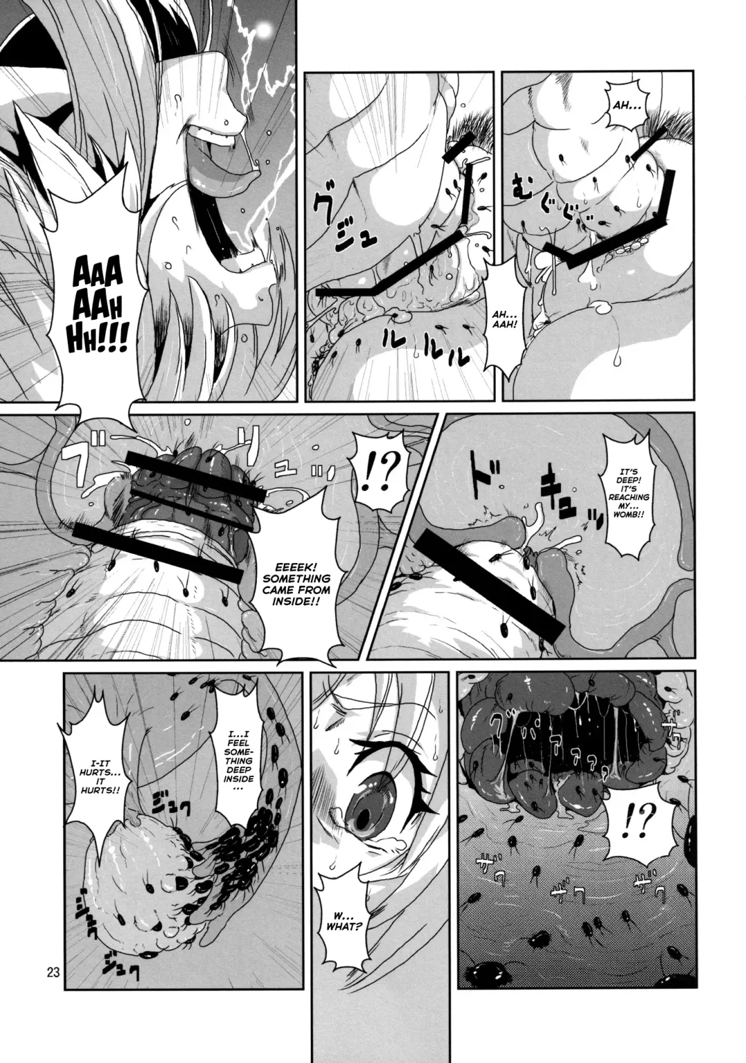 [Risei] Kodomo Orc ni Damasarete Kyouseiteki ni Mushi ni Sanran Saserareru Kemonomimi Elf Fhentai - Page 22