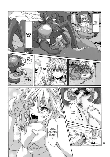 [Risei] Kodomo Orc ni Damasarete Kyouseiteki ni Mushi ni Sanran Saserareru Kemonomimi Elf Fhentai - Page 17