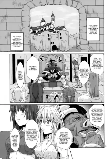 [Risei] Kodomo Orc ni Damasarete Kyouseiteki ni Mushi ni Sanran Saserareru Kemonomimi Elf Fhentai - Page 4