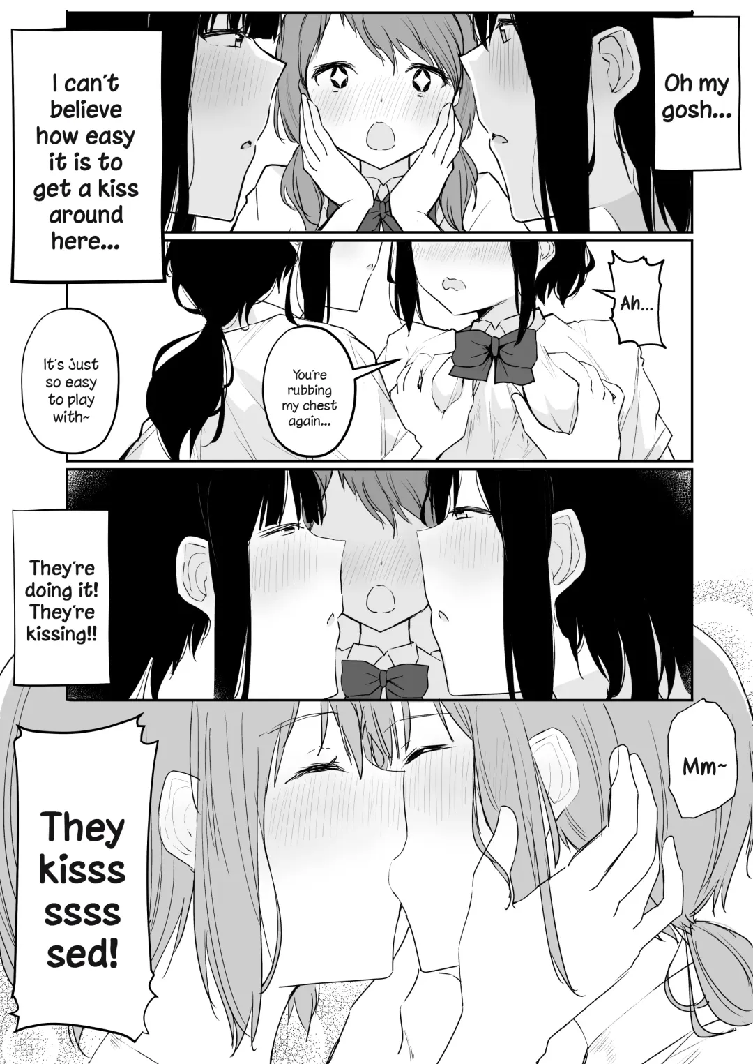 [Maguro Shining] Yuri Zuki Joshi ga Nandemoari no Ousama Game Yatta Kekka... Fhentai - Page 13