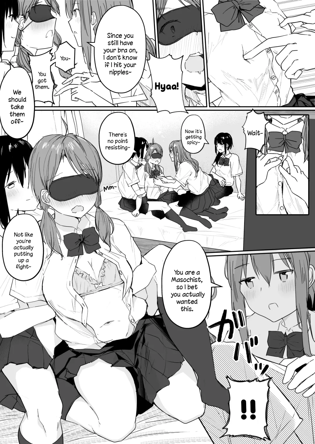 [Maguro Shining] Yuri Zuki Joshi ga Nandemoari no Ousama Game Yatta Kekka... Fhentai - Page 23