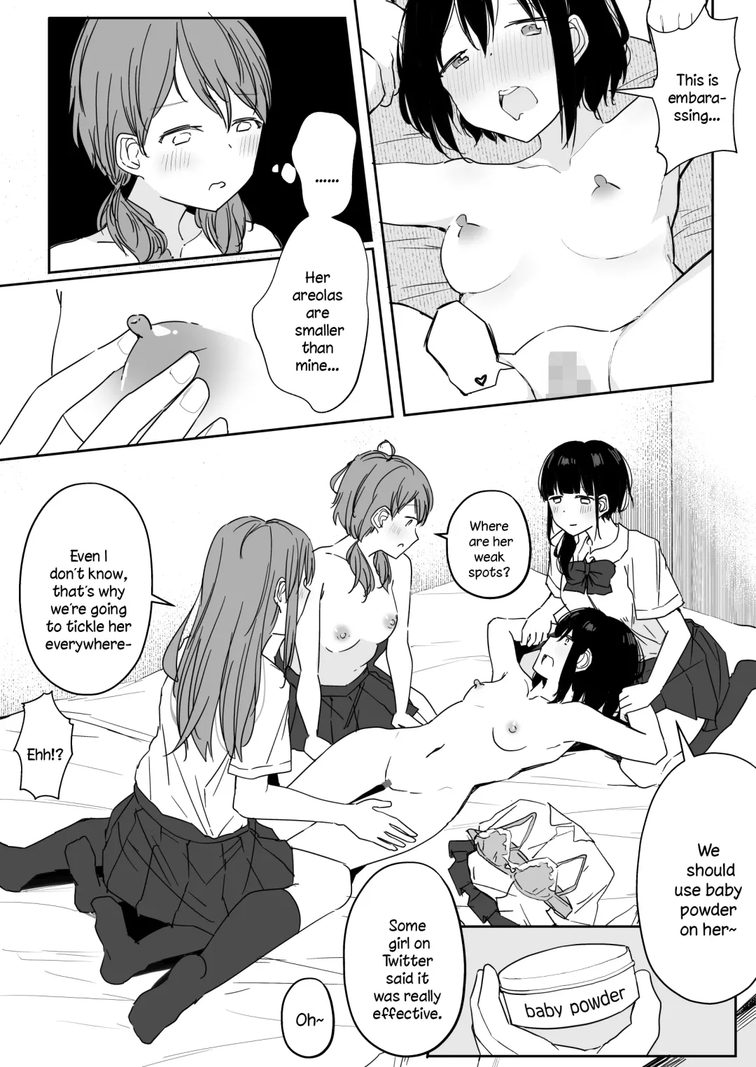 [Maguro Shining] Yuri Zuki Joshi ga Nandemoari no Ousama Game Yatta Kekka... Fhentai - Page 34