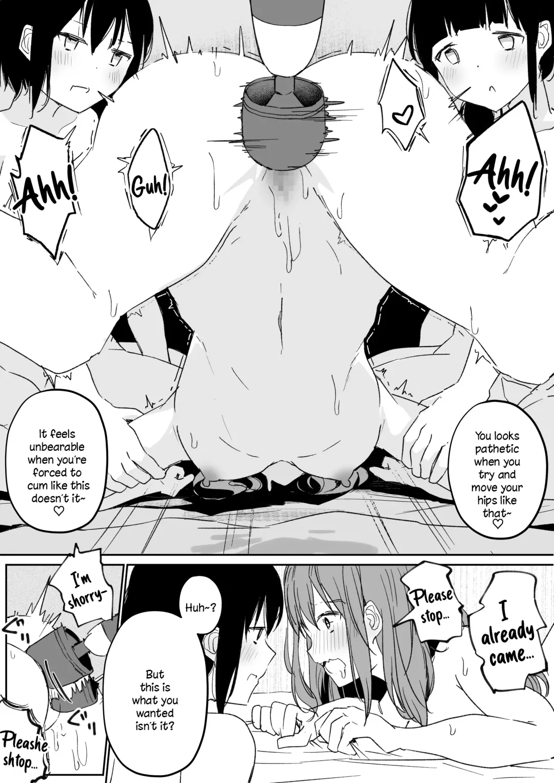 [Maguro Shining] Yuri Zuki Joshi ga Nandemoari no Ousama Game Yatta Kekka... Fhentai - Page 58