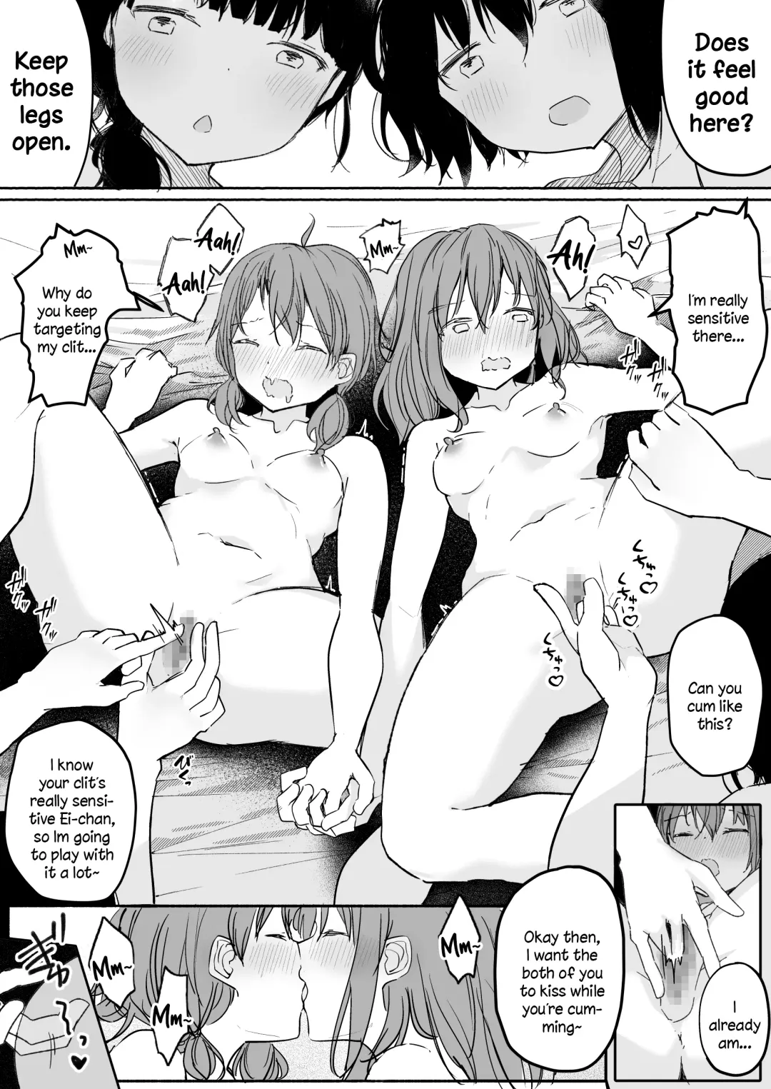 [Maguro Shining] Yuri Zuki Joshi ga Nandemoari no Ousama Game Yatta Kekka... Fhentai - Page 61