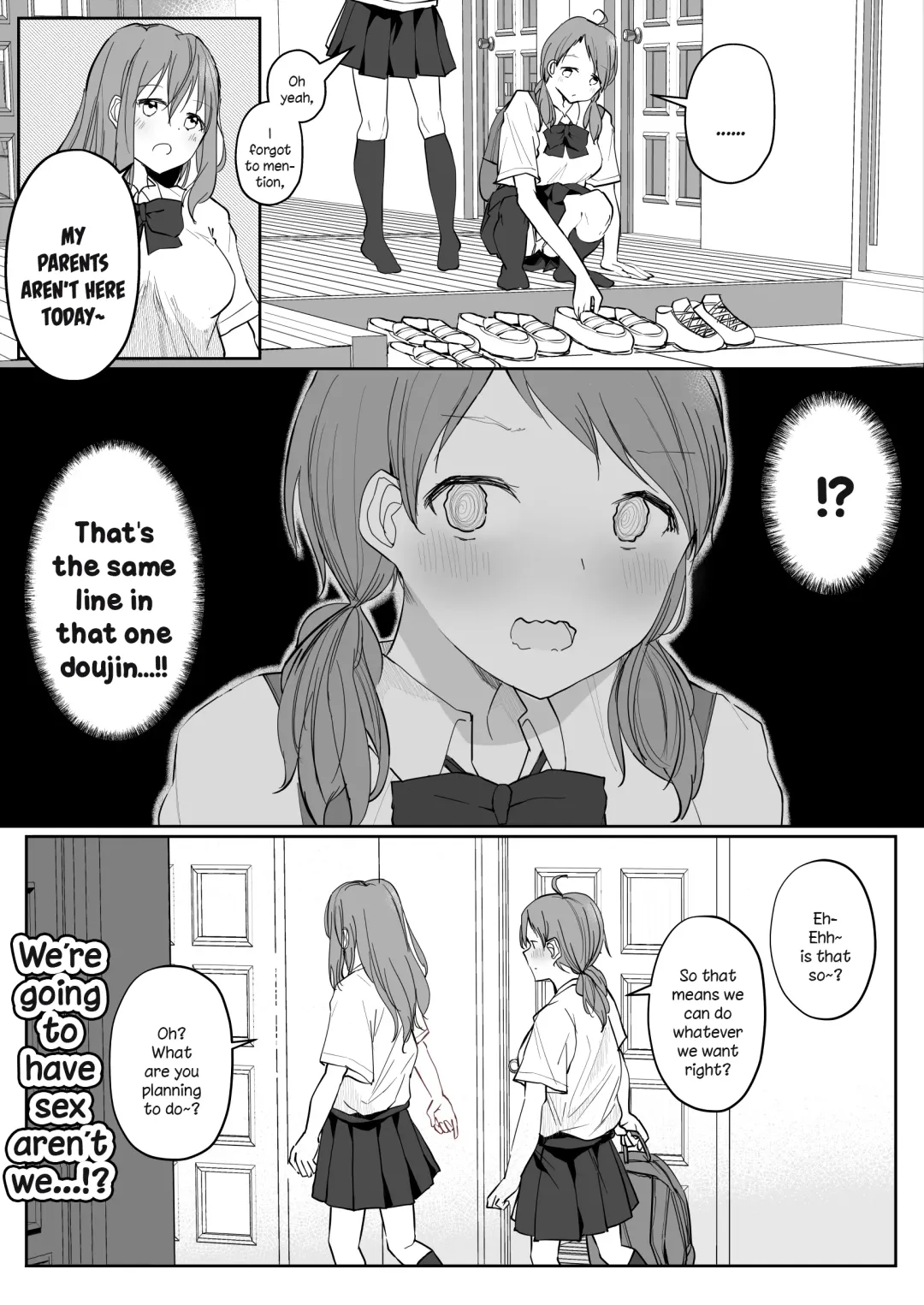 [Maguro Shining] Yuri Zuki Joshi ga Nandemoari no Ousama Game Yatta Kekka... Fhentai - Page 7