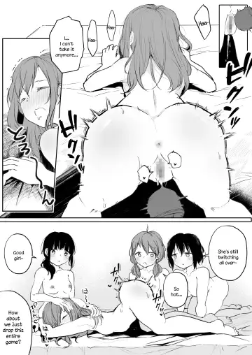 [Maguro Shining] Yuri Zuki Joshi ga Nandemoari no Ousama Game Yatta Kekka... Fhentai - Page 60
