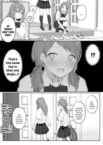 [Maguro Shining] Yuri Zuki Joshi ga Nandemoari no Ousama Game Yatta Kekka... Fhentai - Page 7