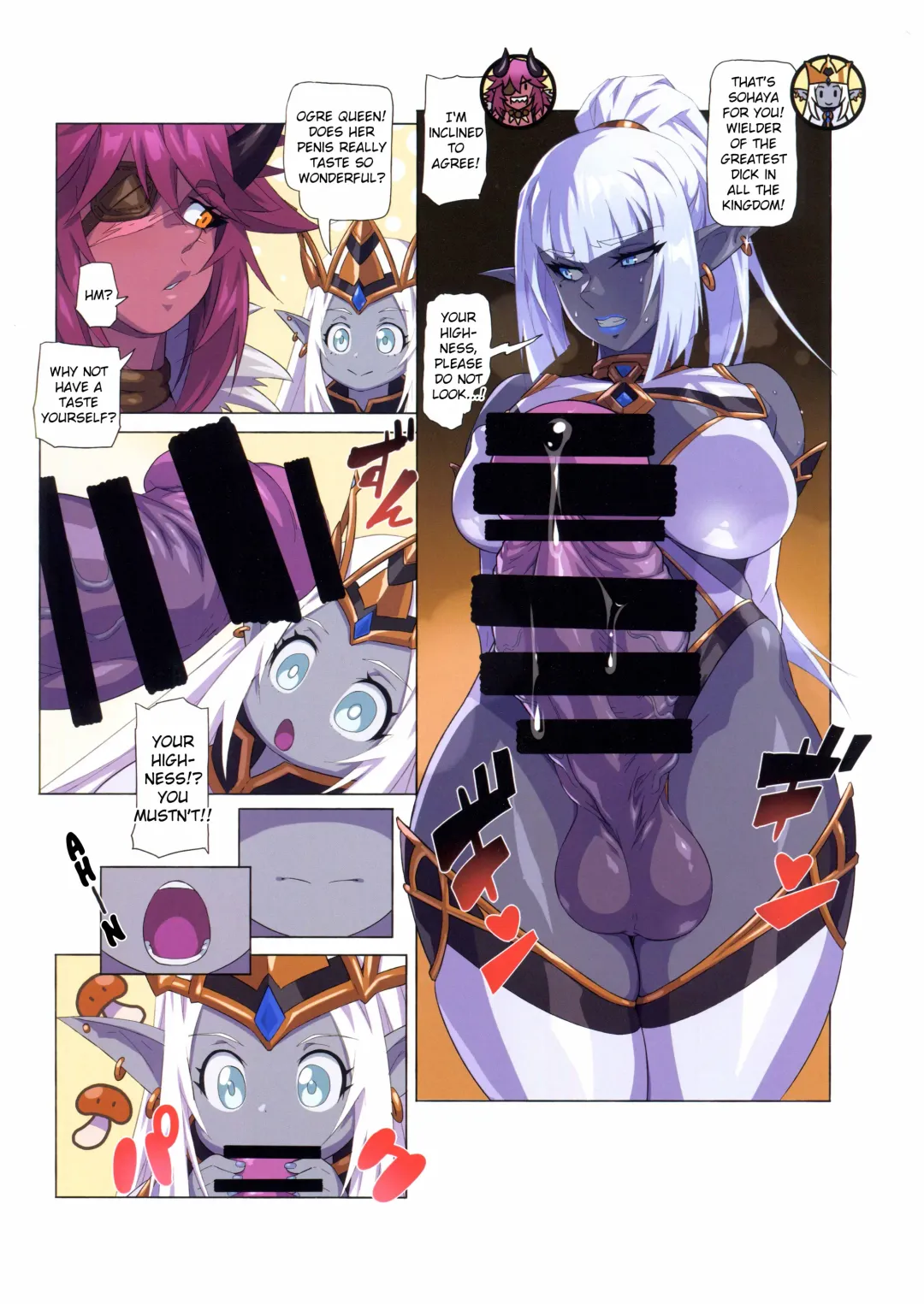 [Mikoyan] Ogre tai Dark Elf Ogre Hanshoku Dai Sakusen | Ogre Vs Dark Elf - Ogre Mating Season Fhentai - Page 13