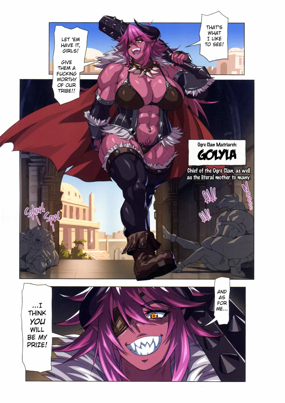 [Mikoyan] Ogre tai Dark Elf Ogre Hanshoku Dai Sakusen | Ogre Vs Dark Elf - Ogre Mating Season Fhentai - Page 7