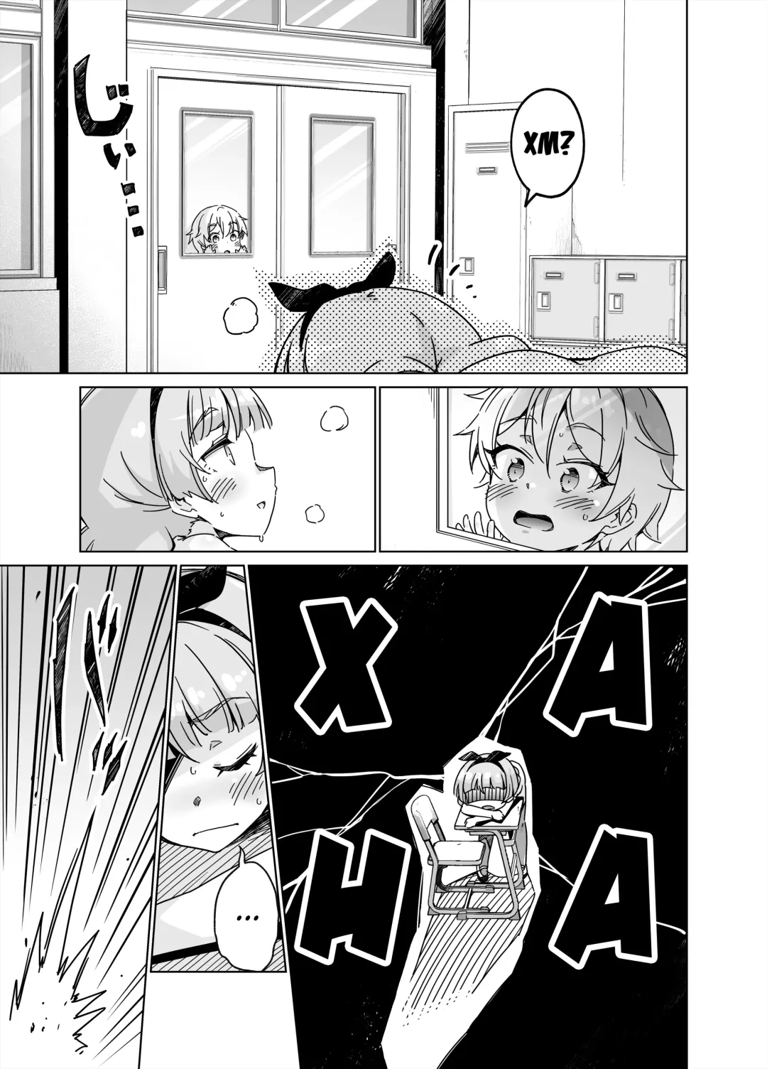 Kyoushitsu de Zenra Kado Ona ni Hamacchaimashita!! Fhentai - Page 8