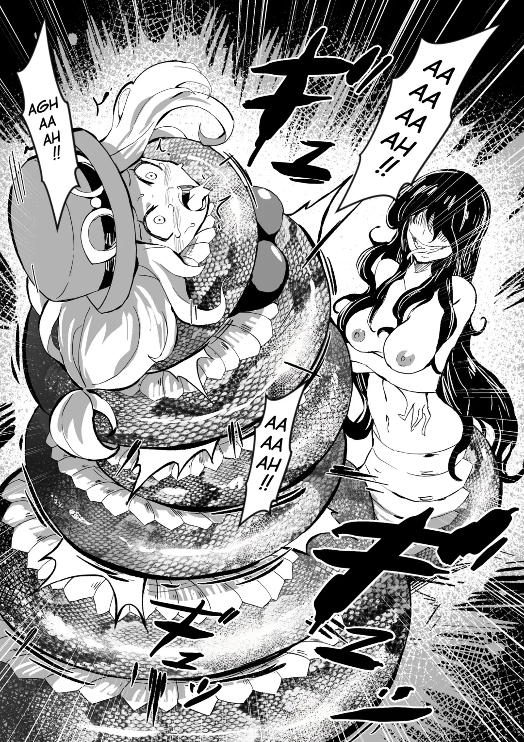 [Co Ma] [Mist Night (Co_Ma) Hell of Swallowed Doodle (Serena) (English) [Lamia] Fhentai - Page 2