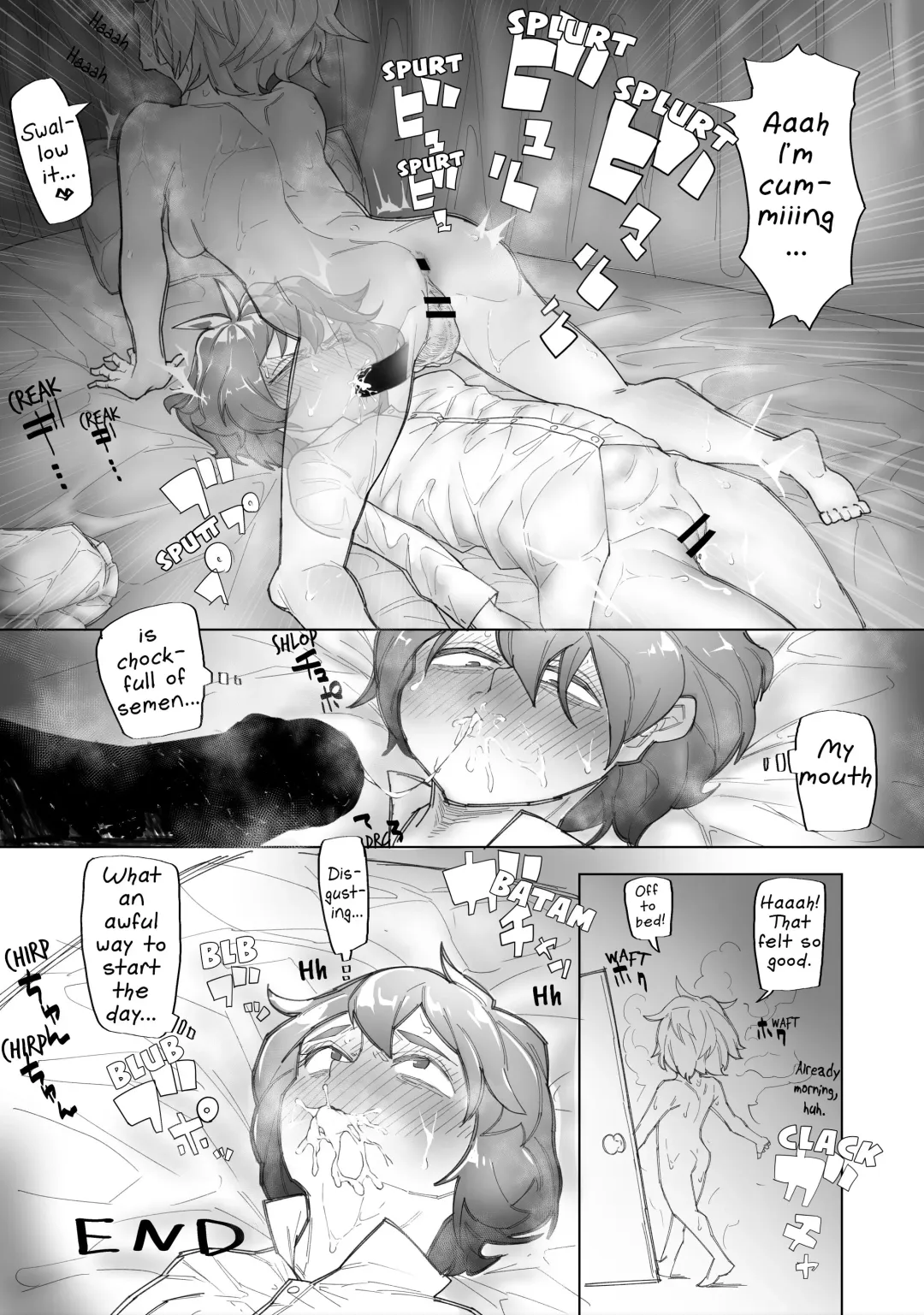 [Matsunome] Flan Ni Nekomi Wo Osowarete Nodooku Haisetsu Shasei Sareru Remi | Remi Gets Assaulted in Her Sleep and Her Throat Jizzed Full by Flan Fhentai - Page 4