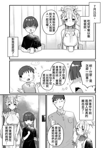 [Kanroame] Onaho Ochishita Kikai Tenshi-sama to Boku no Natsuyasumi Fhentai - Page 10