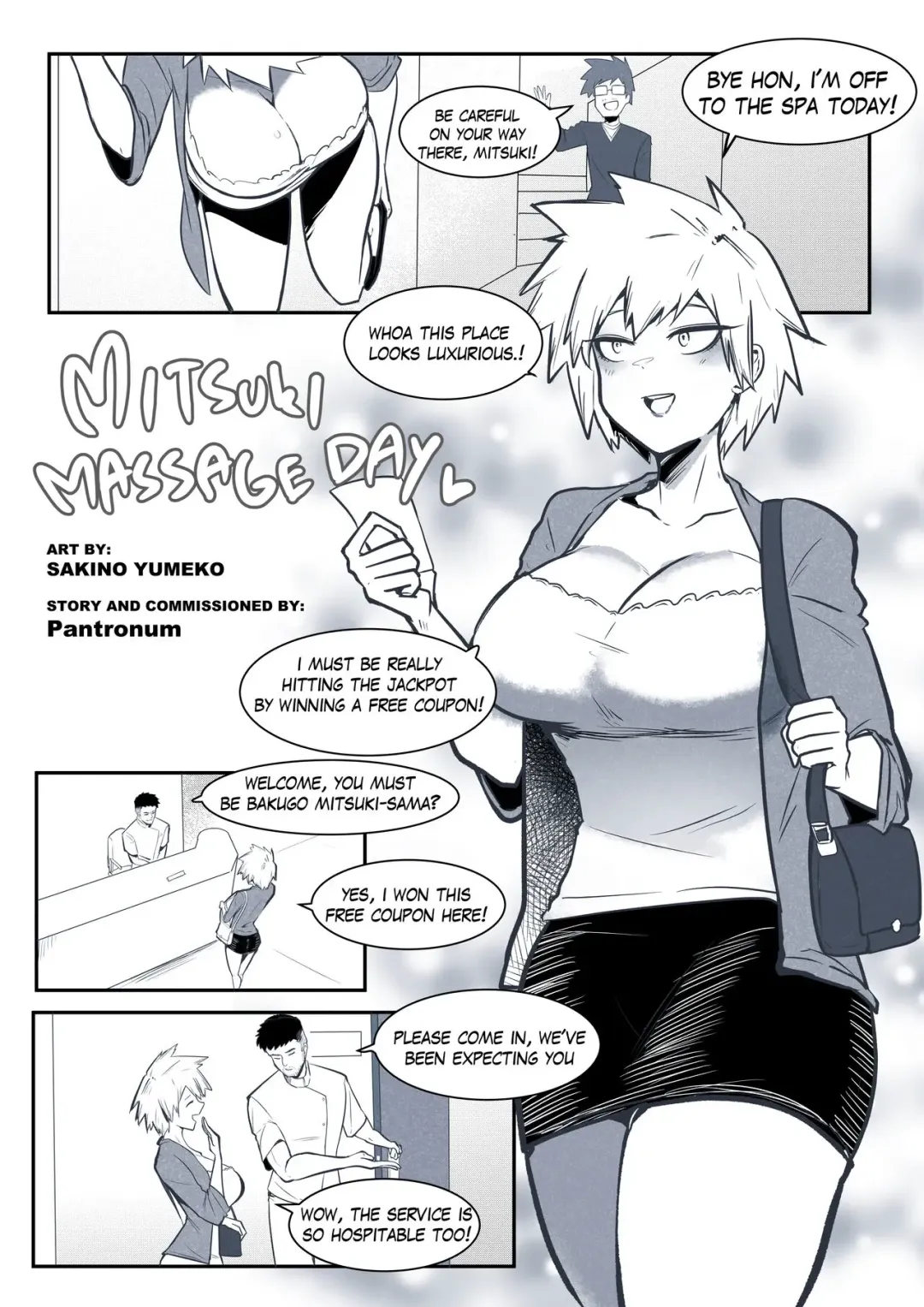 [Sakino Yumeko] Mitsuki Massage Day Fhentai - Page 1