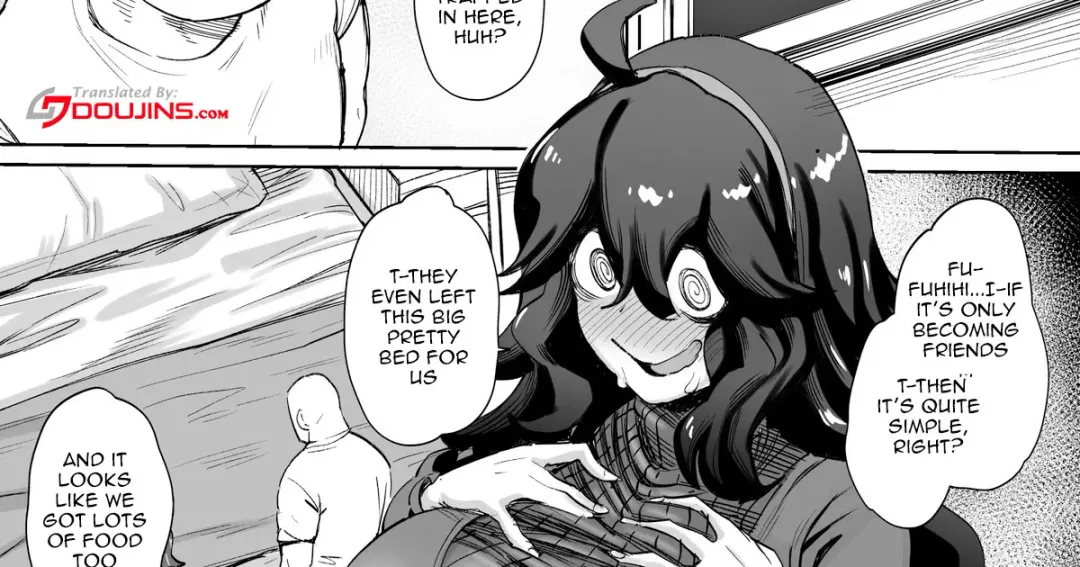 [Dekosuke 18gou] Occult Mania-chan to Tomodachi ni Naranai to Derarenai Heya | A Room Where You Can't Get Out Unless You Become Friends With This Hex Maniac Fhentai - Page 1