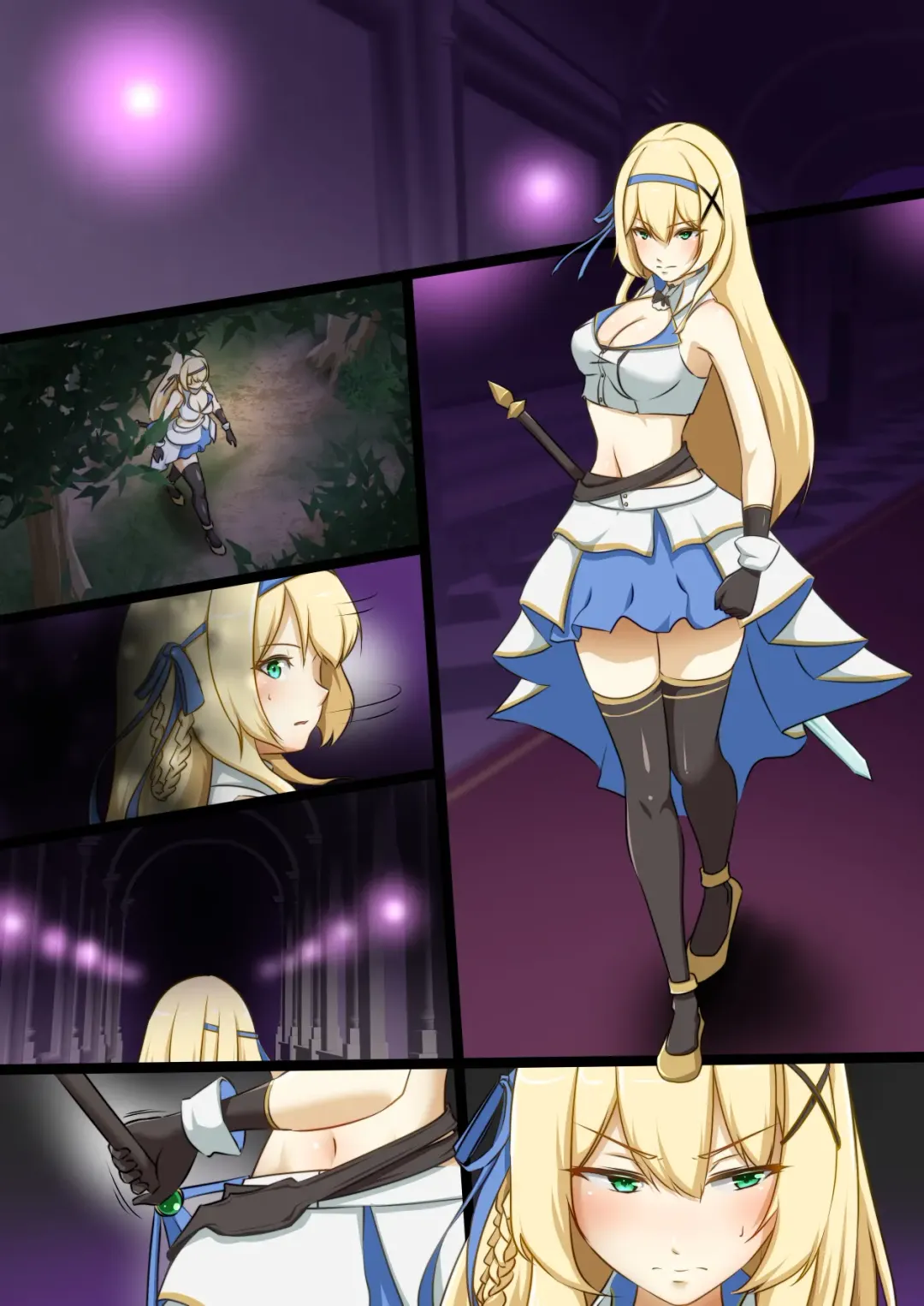 [Dew] Himekishi ga Ecchi na Teki to Tatakatte Haiboku suru Hanashi Fhentai - Page 36