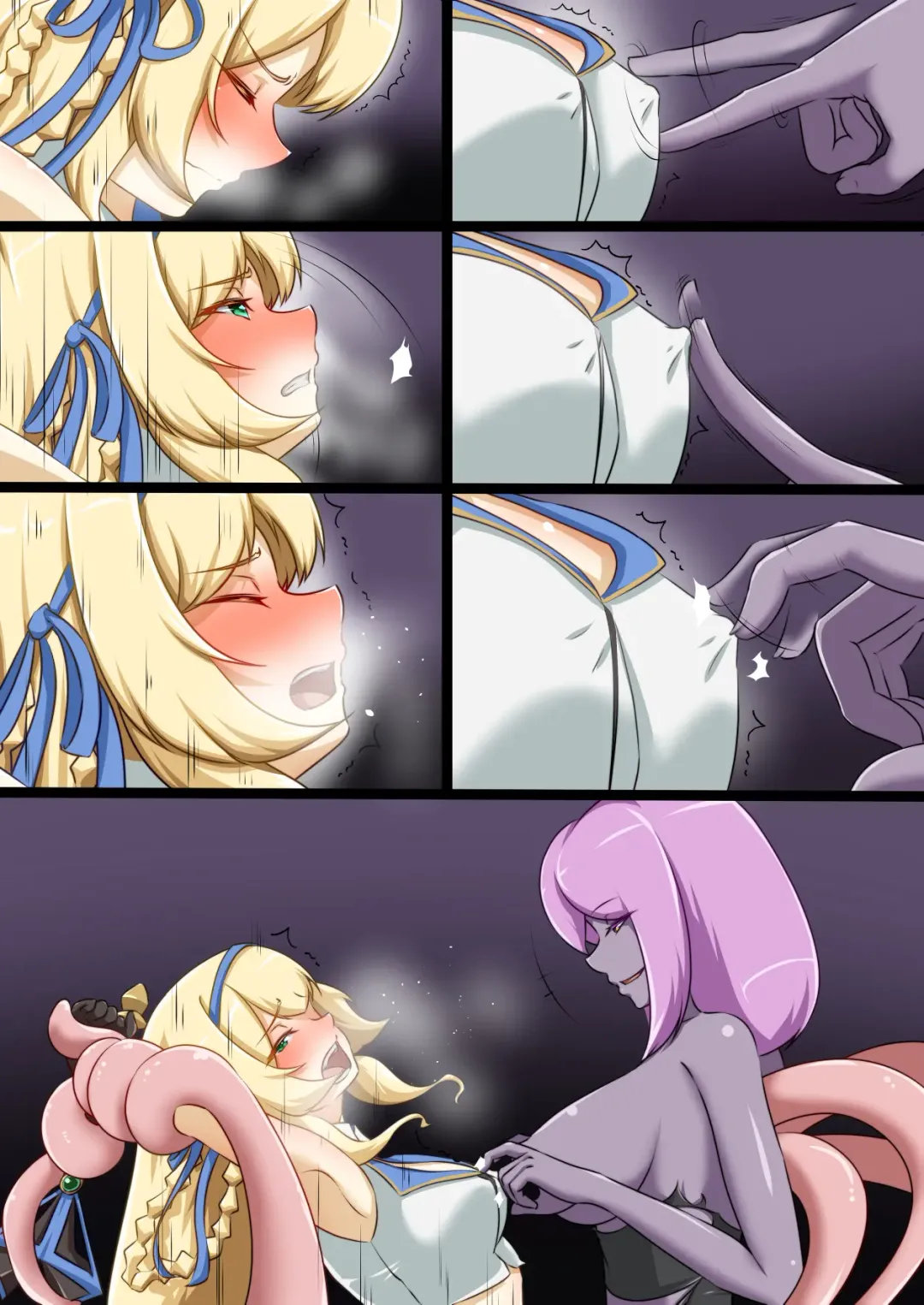 [Dew] Himekishi ga Ecchi na Teki to Tatakatte Haiboku suru Hanashi Fhentai - Page 47