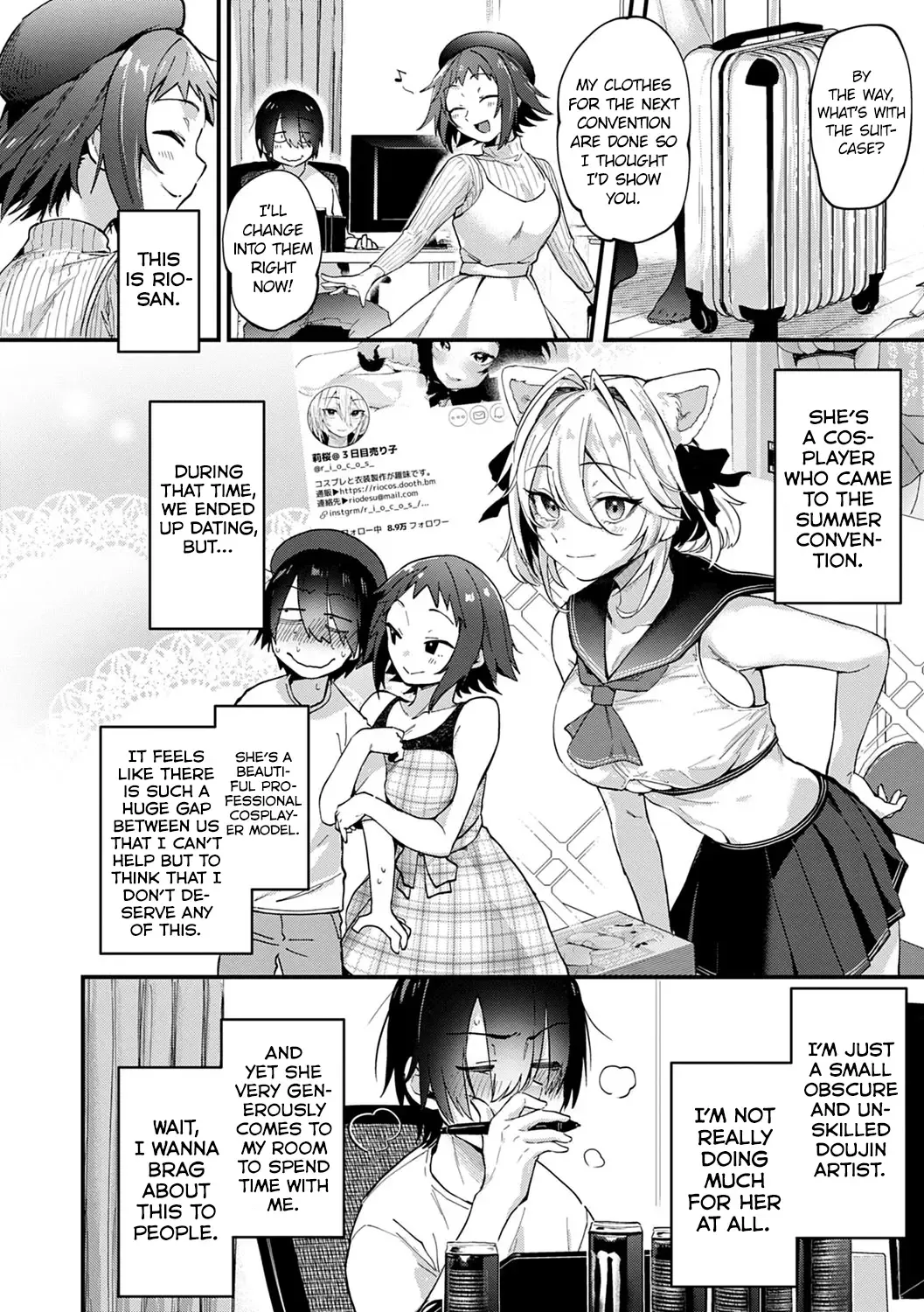 [Gosaiji] Doujin Sakka wa Cosplay Ecchi no Yume o Miru ka? Parts 1-4 + After Story Fhentai - Page 30