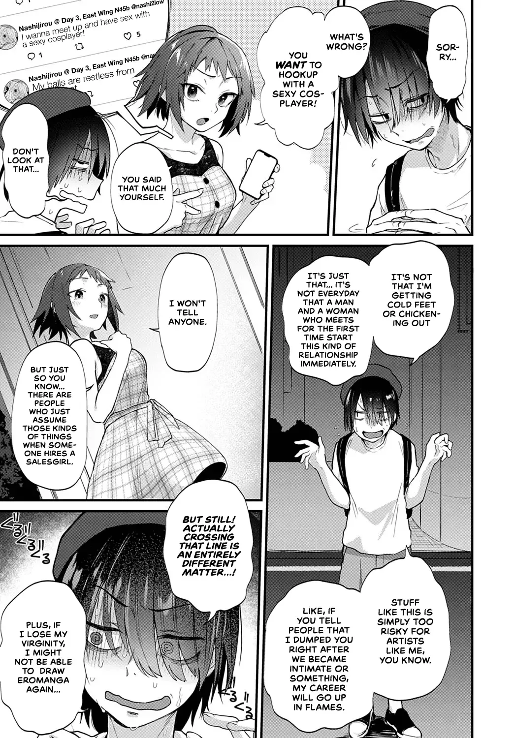 [Gosaiji] Doujin Sakka wa Cosplay Ecchi no Yume o Miru ka? Parts 1-4 + After Story Fhentai - Page 7