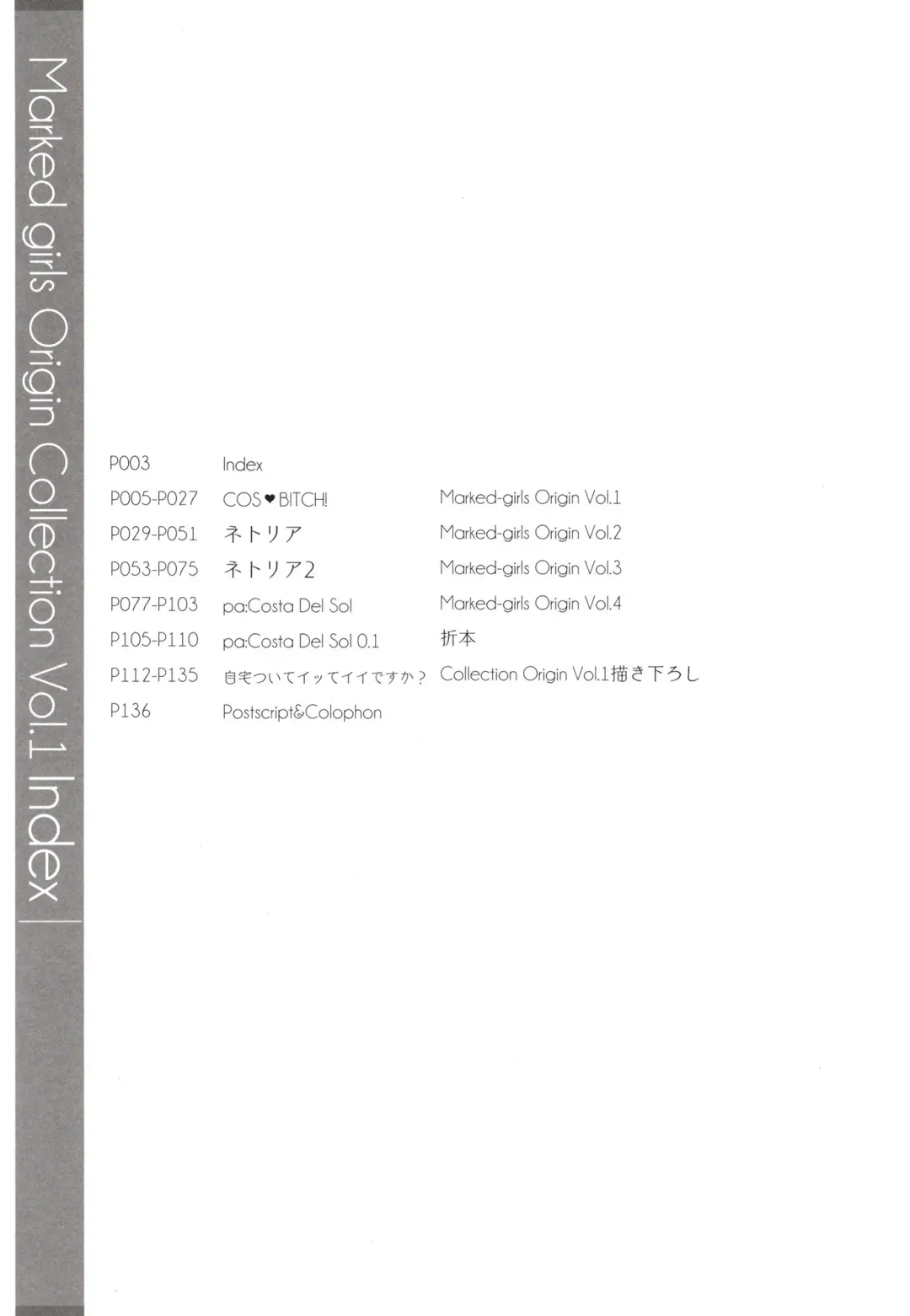 [Suga Hideo] Marked-girls Origin Collection Vol.1 Fhentai - Page 3