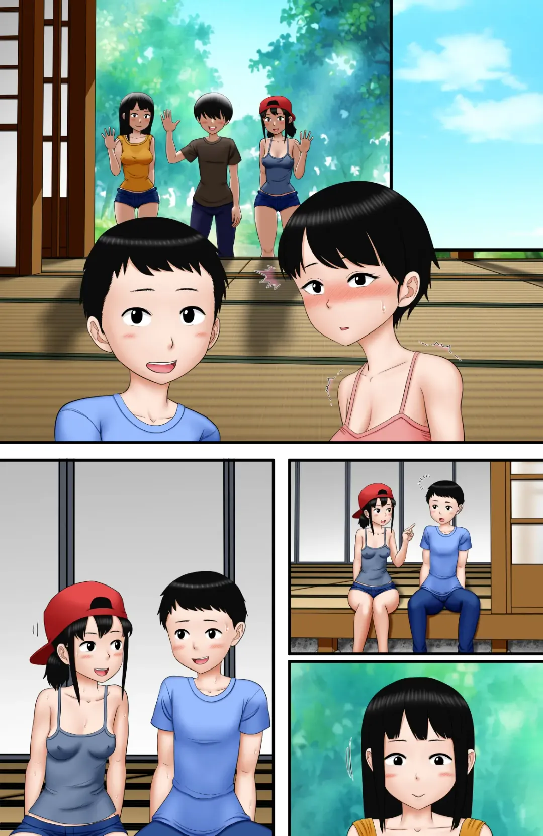 "Seiteki Muchi" na Kyoudai ni Iroiro Oshieru Natsuyasumi Fhentai - Page 34