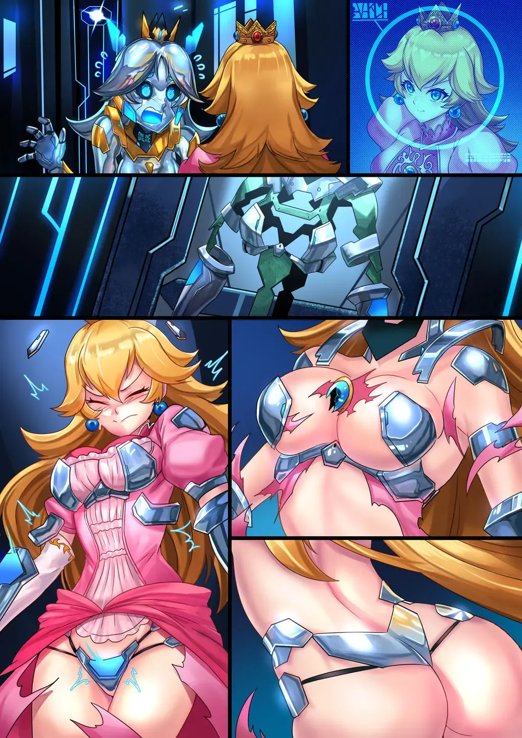 [Ibenz009] Princess Peach Robot Transformation Fhentai - Page 2