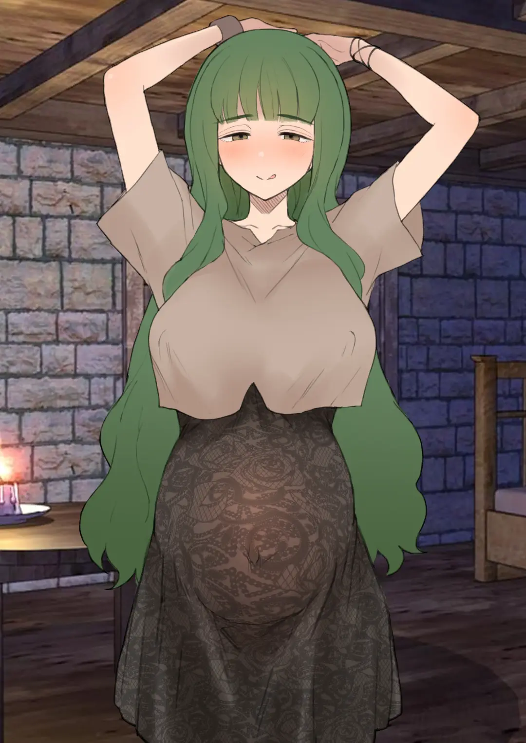 [Terasu Mc] Shujinkou ga Bouken shite iru Aida ni Saisho no Mura de Netorarete iru Mama no Ero RPG Mousou E Fhentai - Page 20