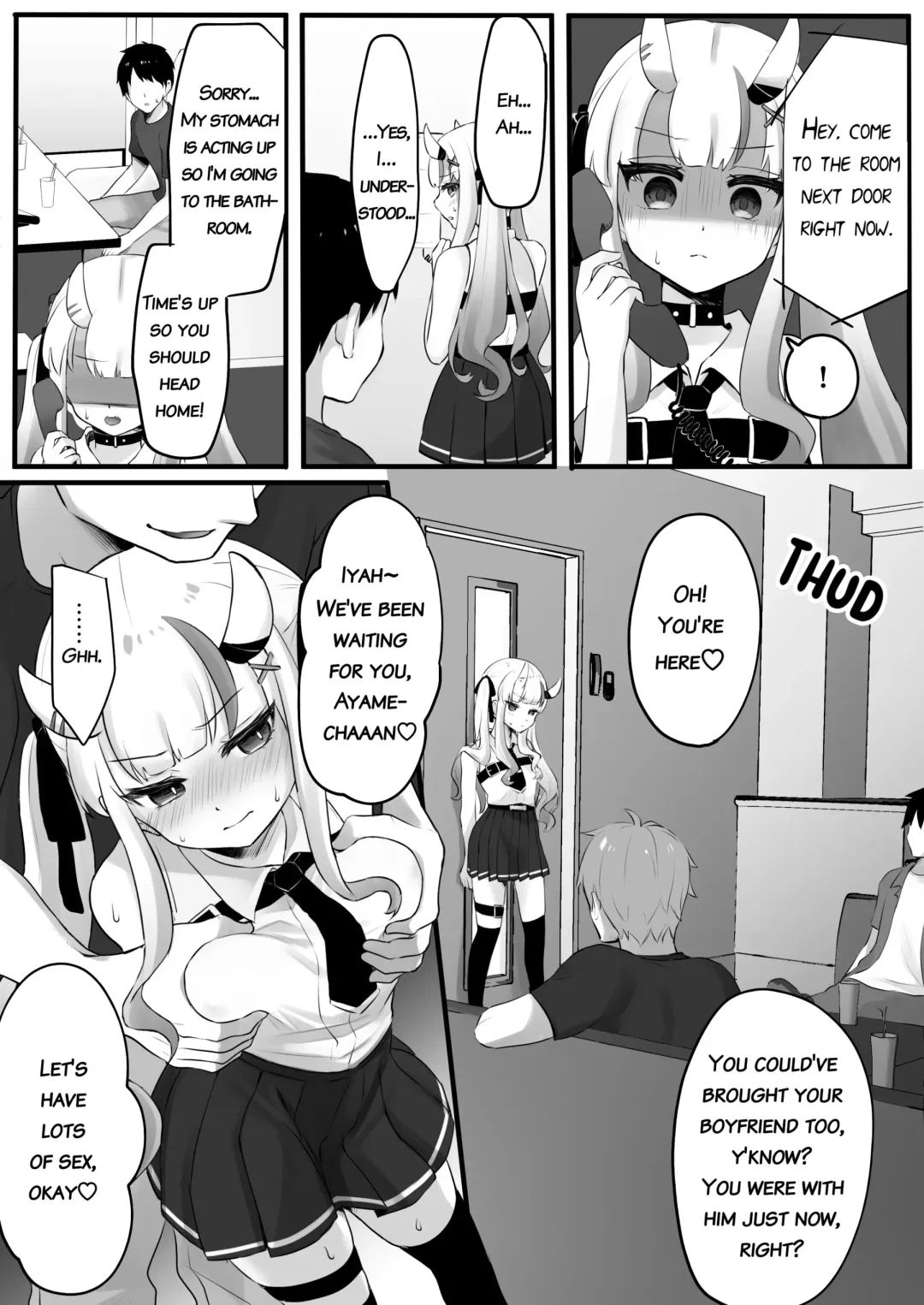[Kokemomo] Ayame to Karaoke "NTR ver" | Karaoke with Ayame "NTR" Fhentai - Page 4