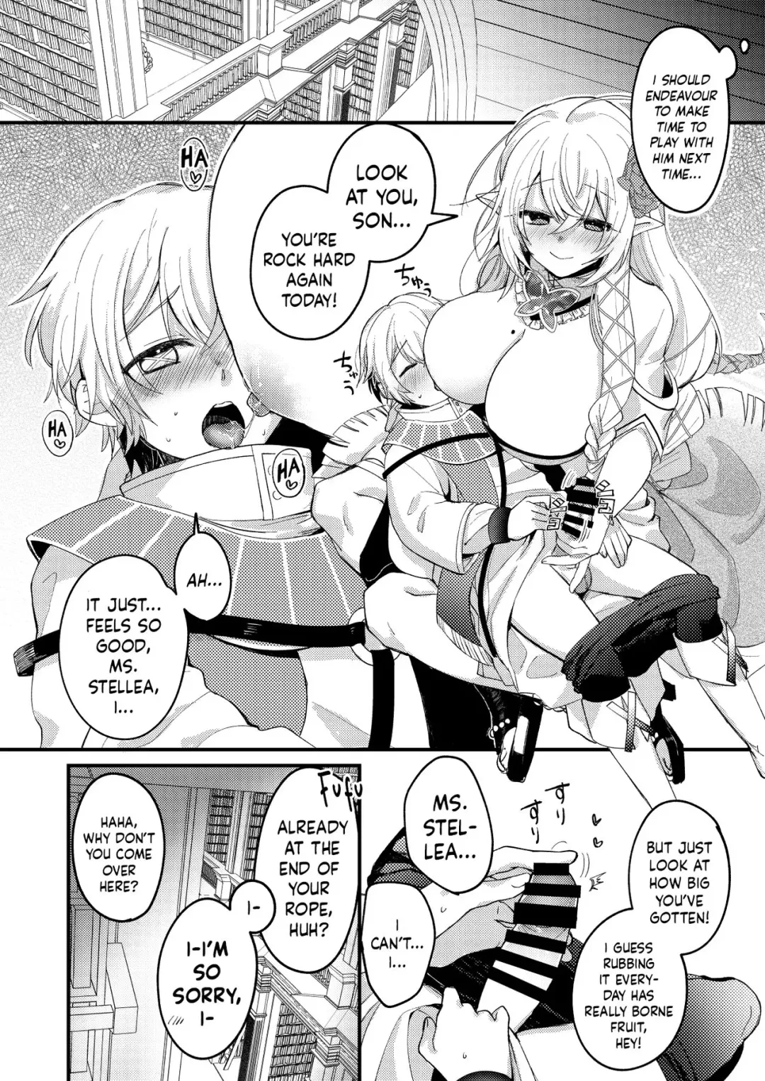 [Yuzuruha Imai] Futanari Stellea x Son Fhentai - Page 15
