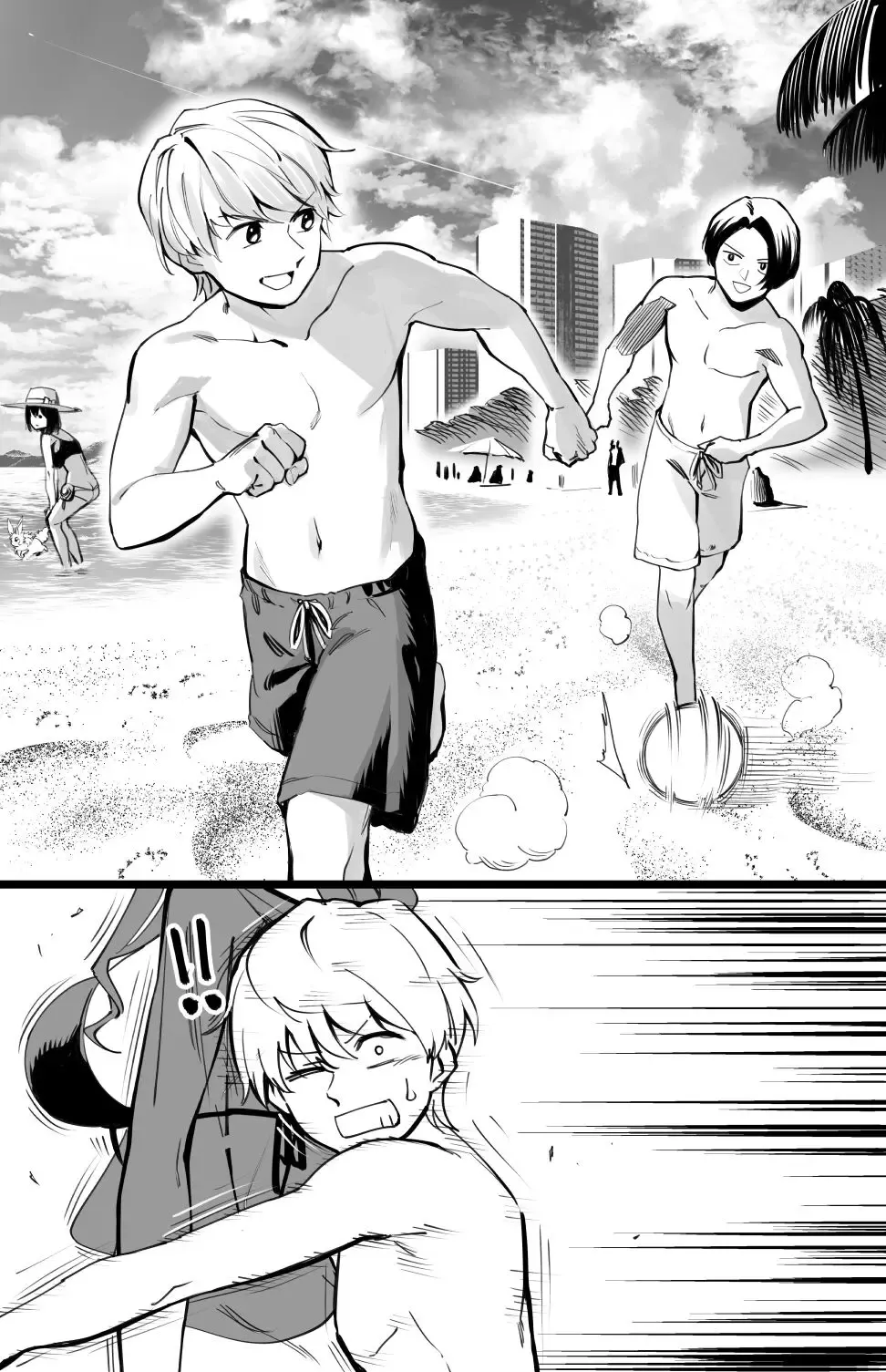 [Hirunagi] Bishou Tokuiten no Hamabe nite Fhentai - Page 2