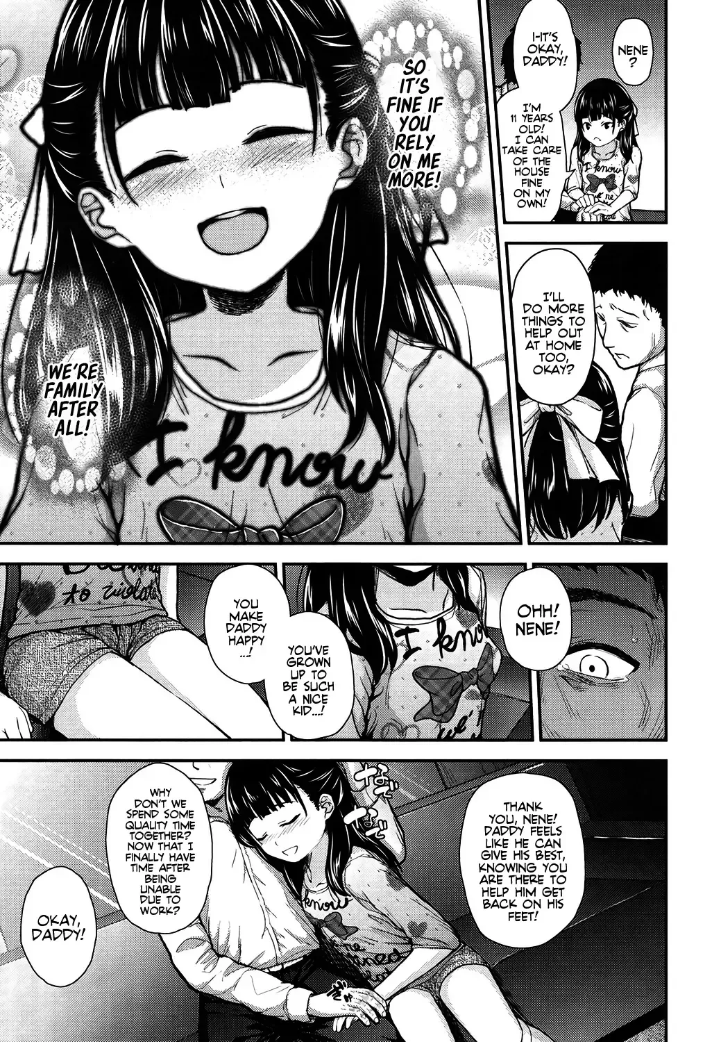 [Hikoma Hiroyuki] Genki wo Dashite♡ (Gangime JS Satsueikai)+Genki wo Dashite♡After (Mesugaki dakedo Hatsuiku Ii node Semen Kyouiku Shitemita) | Cheer up, Daddy!+After! (decensored) Fhentai - Page 3