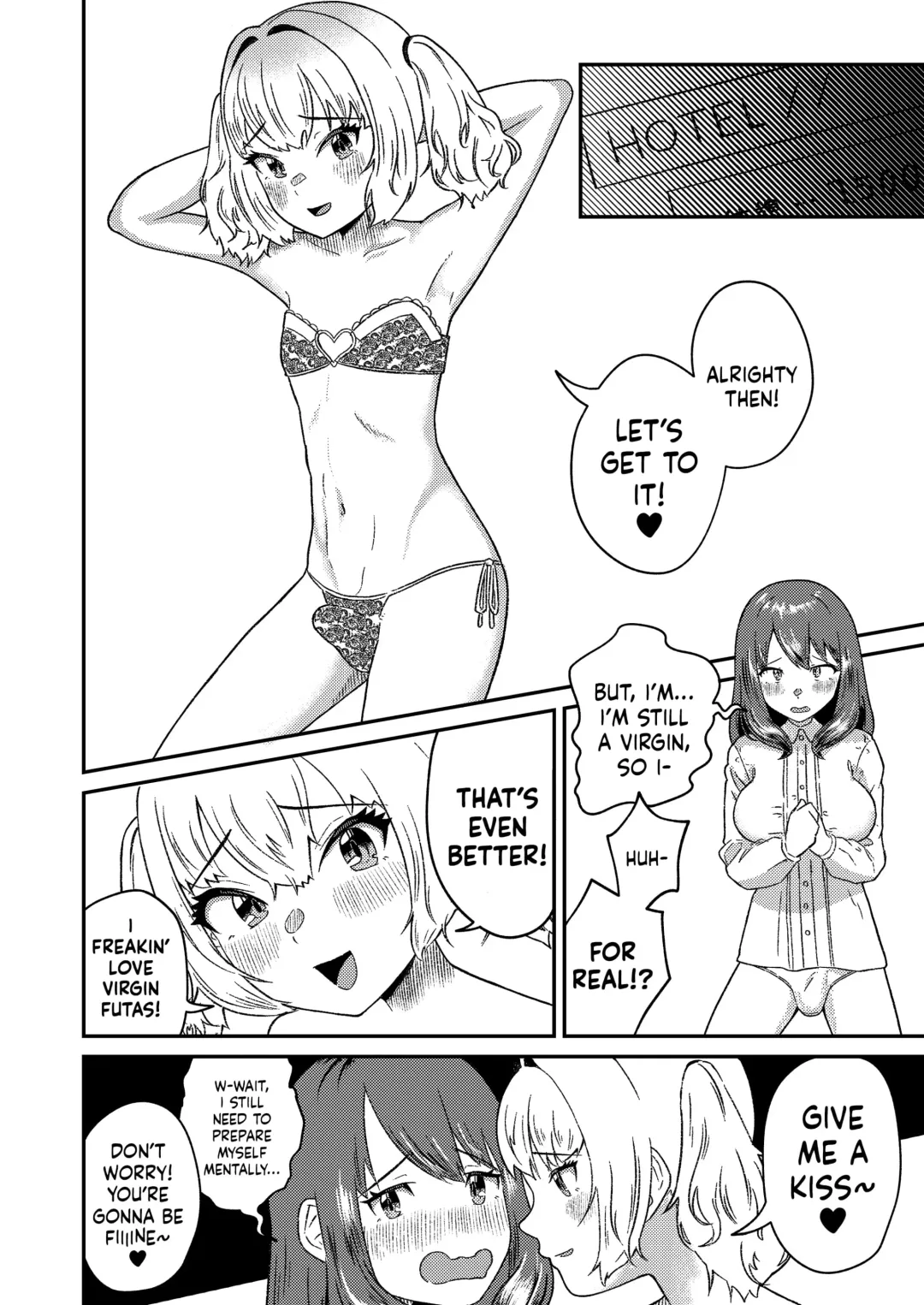 [Nuwara Gray] Mesu Gal Otokonoko ga Futanari Onee-san ni Wakarasarechau...! | A Bitchy Femboy Gyaru Comes To 'Understand' A Futanari Onee-san! Fhentai - Page 8