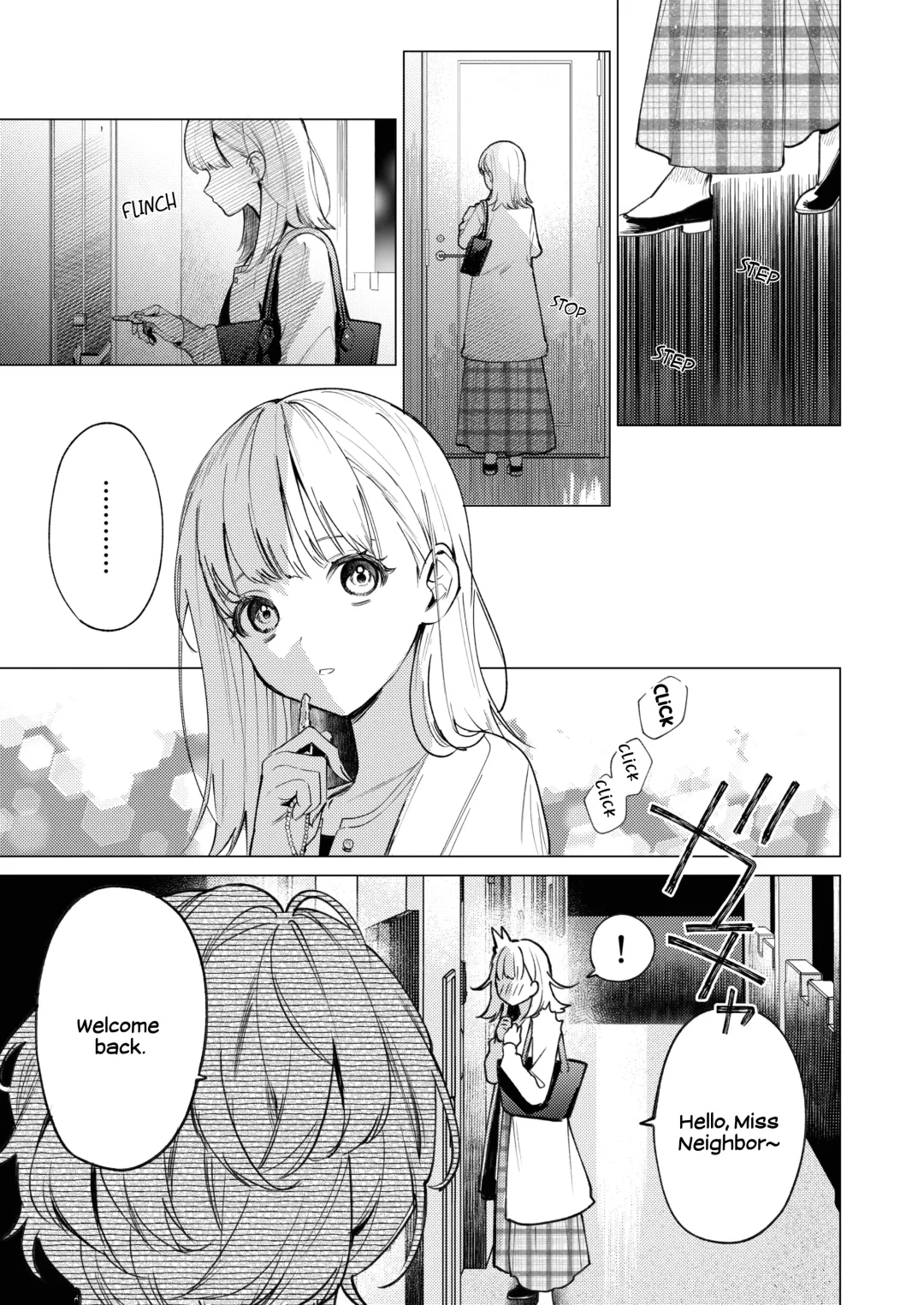 [Uruh Aqua] 203-gou no Rinjin wa Kagitaba Hitotsu Nokoshite Kieta. | The Neighbor in Room 203 Disappeared Leaving a Key Behind. Fhentai - Page 2