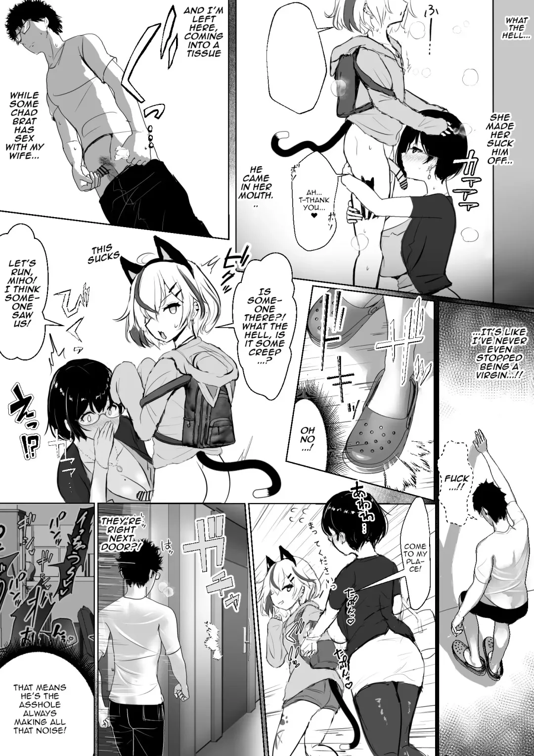 Otaku na Tsuma(Eshi) ga Yarichin Haishinsha ni Netorareru Hanashi | The Story of My Otaku Wife (Artist) Getting Fucked By a Playboy Streamer Fhentai - Page 27