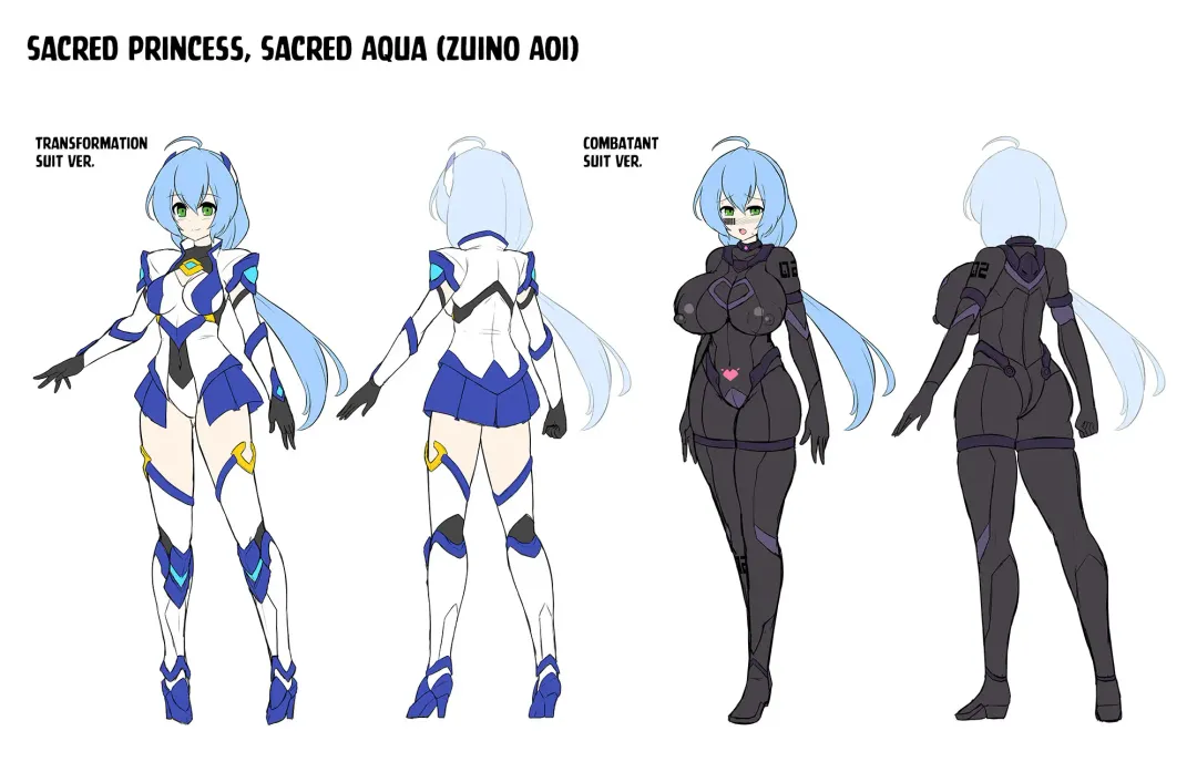 [Ikameshi] Seisou Kouki Sacred Aqua -Injoku Yuugi no Rensa- | Holy Princess Sacred Aqua -A Chain of Perverted Games- Fhentai - Page 30