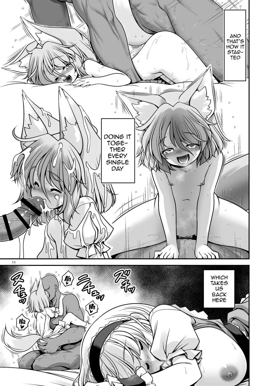 [Tomoki Tomonori] Okasare Machi no Hatsujou Onna o Nanjuunin to Yarasete Kureru Tsukasa-chan no Warudakumi Fhentai - Page 11