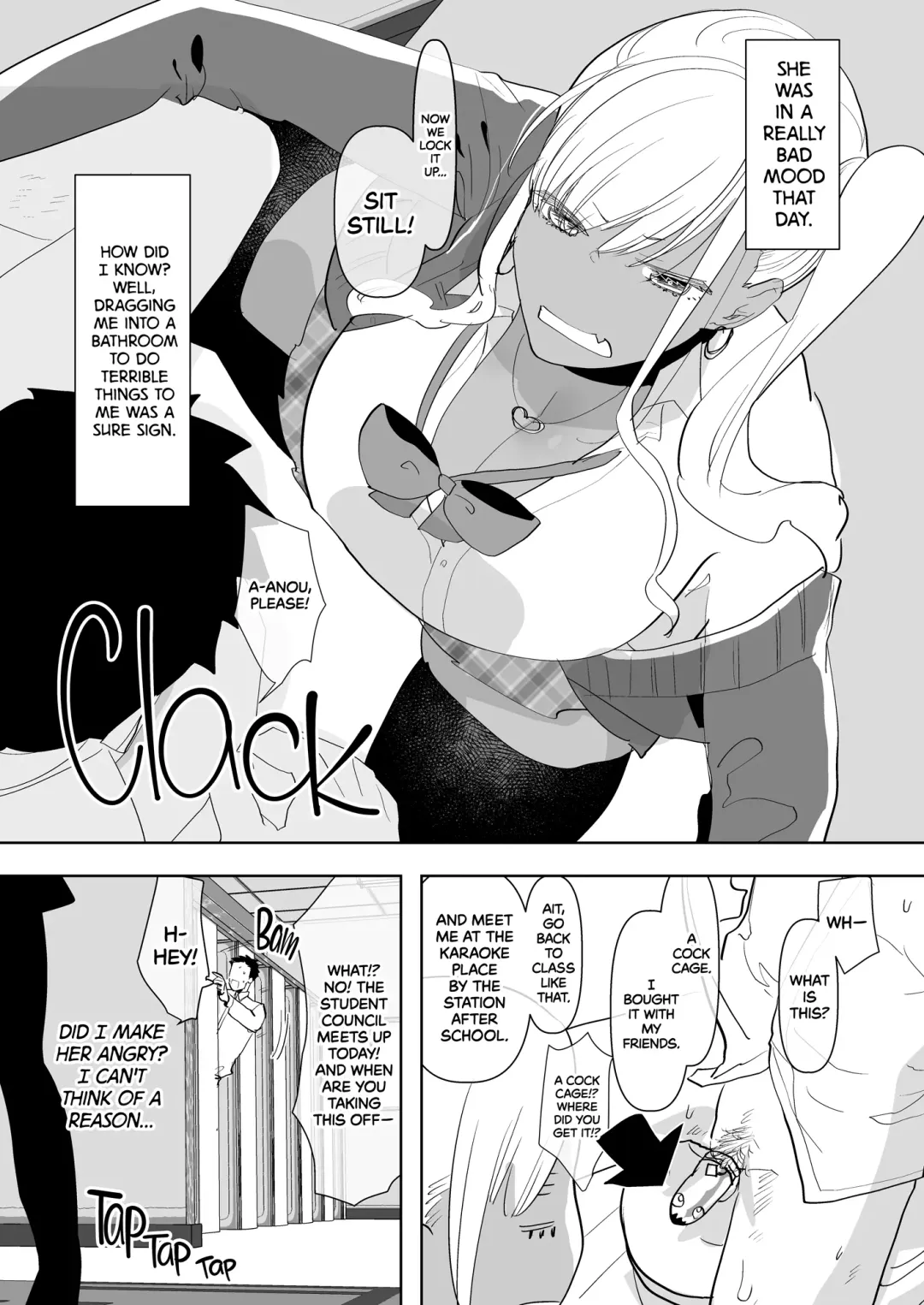 [Aimaitei Umami] Kigen no Warui Kuro Gal Futanari Kanojo ni Karaoke ni Yobidasareta Kekka... | What Happens When Your Tan Gyaru Futa Girlfriend Is in a Bad Mood and Invites You To Karaoke... (decensored) Fhentai - Page 5