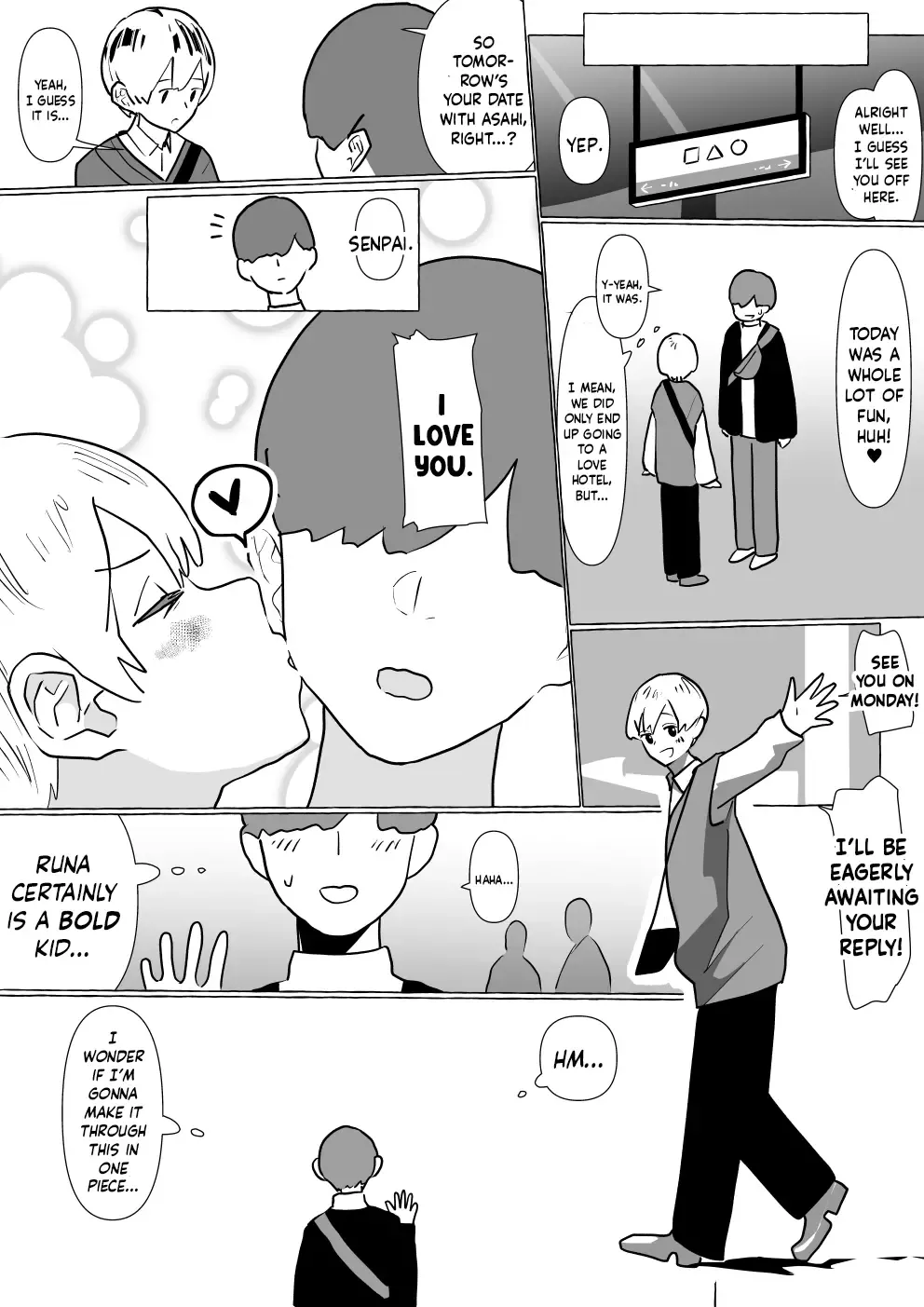 [Garasu Hokou] Moshi Futari kara Douji ni Kokuhaku Saretara ~Tsuki-kun Hen~ | Suppose Two People Confessed To You At The Same Time! ~Runa's Bit~ Fhentai - Page 23