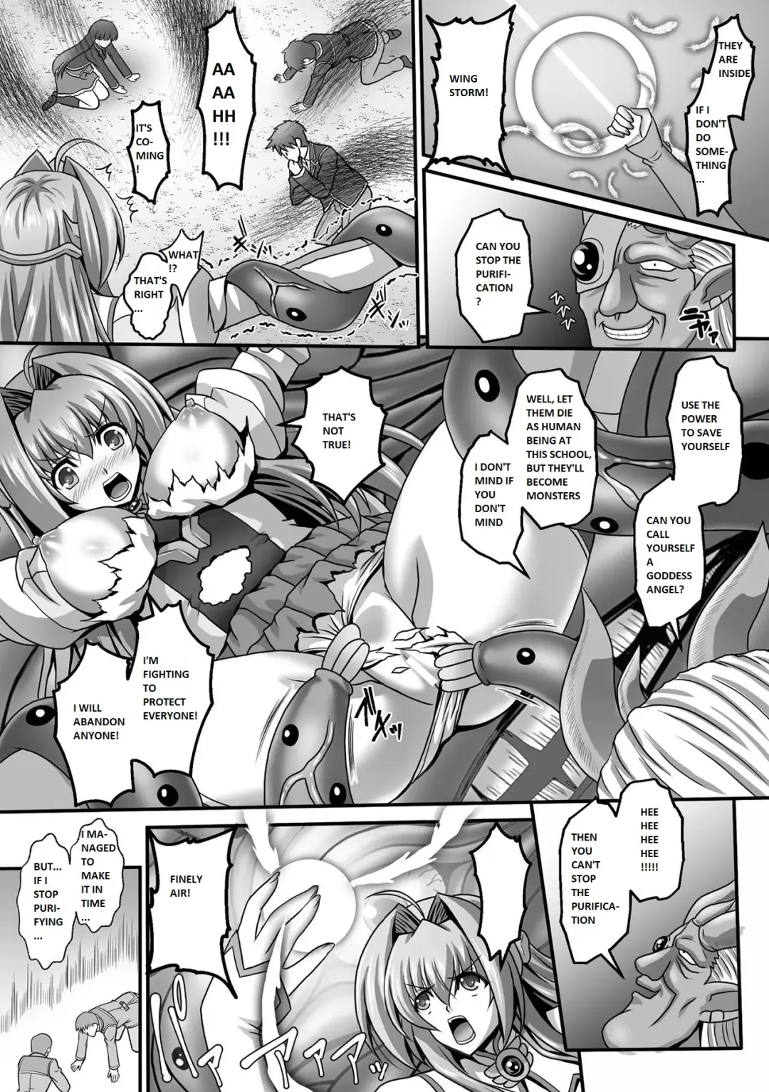 [Sinbo Tamaran] Nerawareta Megami Tenshi Angeltear ~Mamotta Ningen-tachi ni Uragirarete~ THE COMIC Ch. 1-7 Fhentai - Page 142