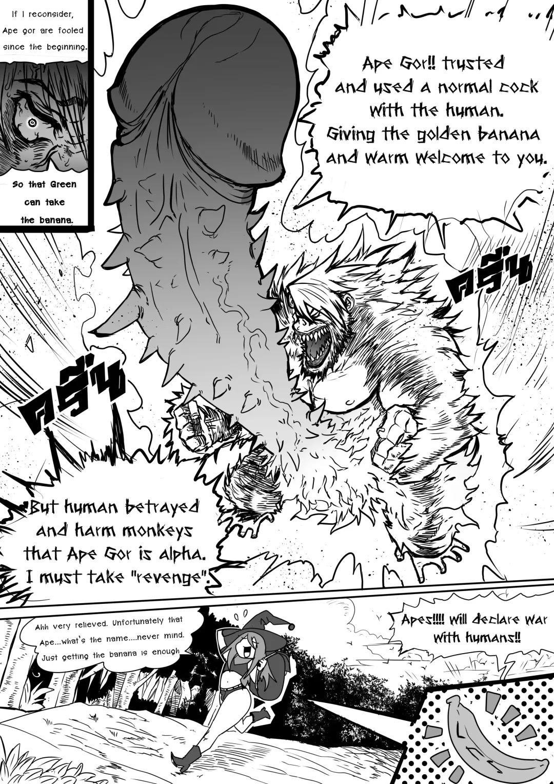 [Green - Hukiguni] Wizard and the Golden BANANA Fhentai - Page 42