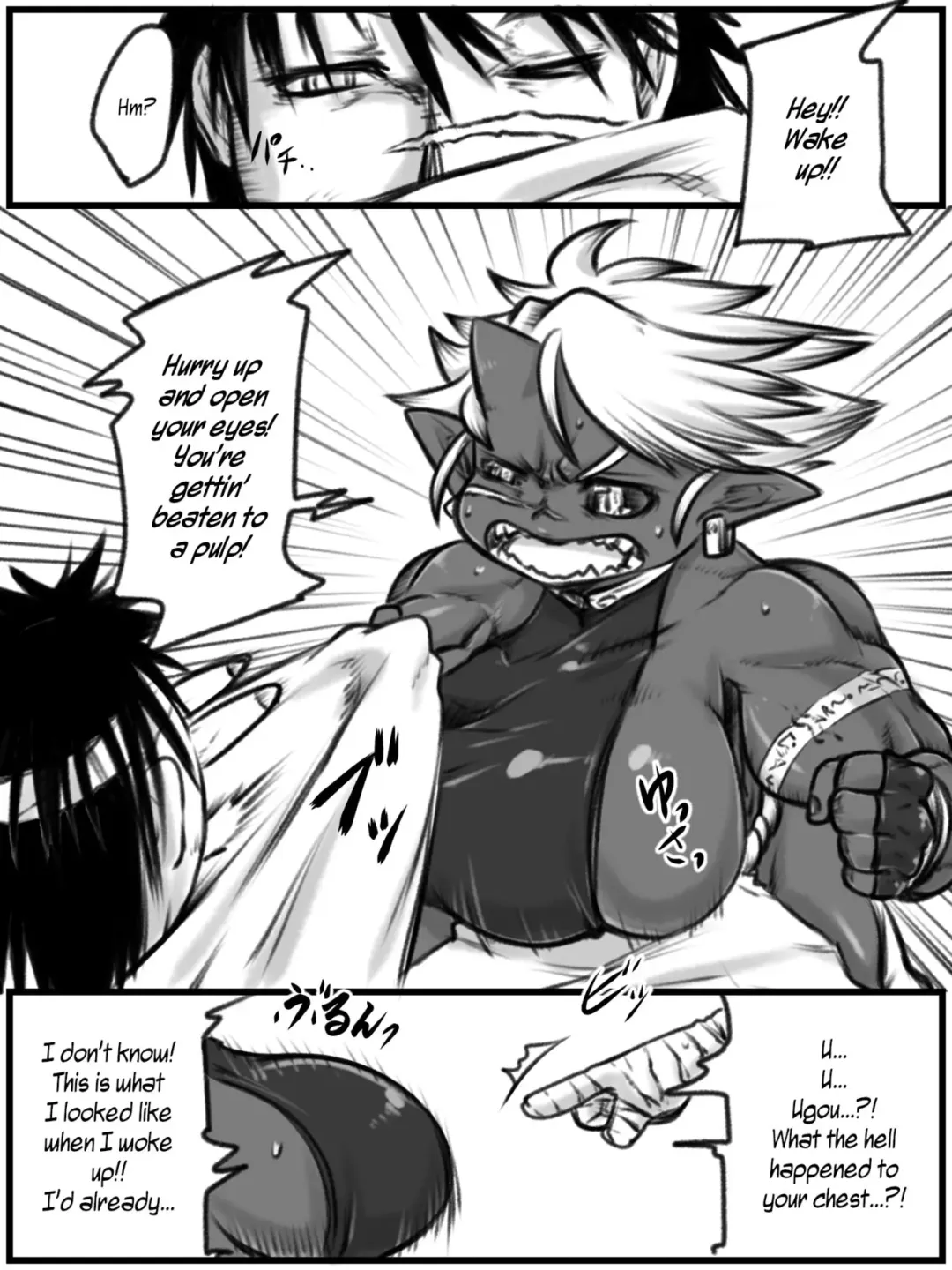 [Kumaneko] Ko-Oni Zoku to Kaizo Zoku | The Goblin and the Kaizo Fhentai - Page 5