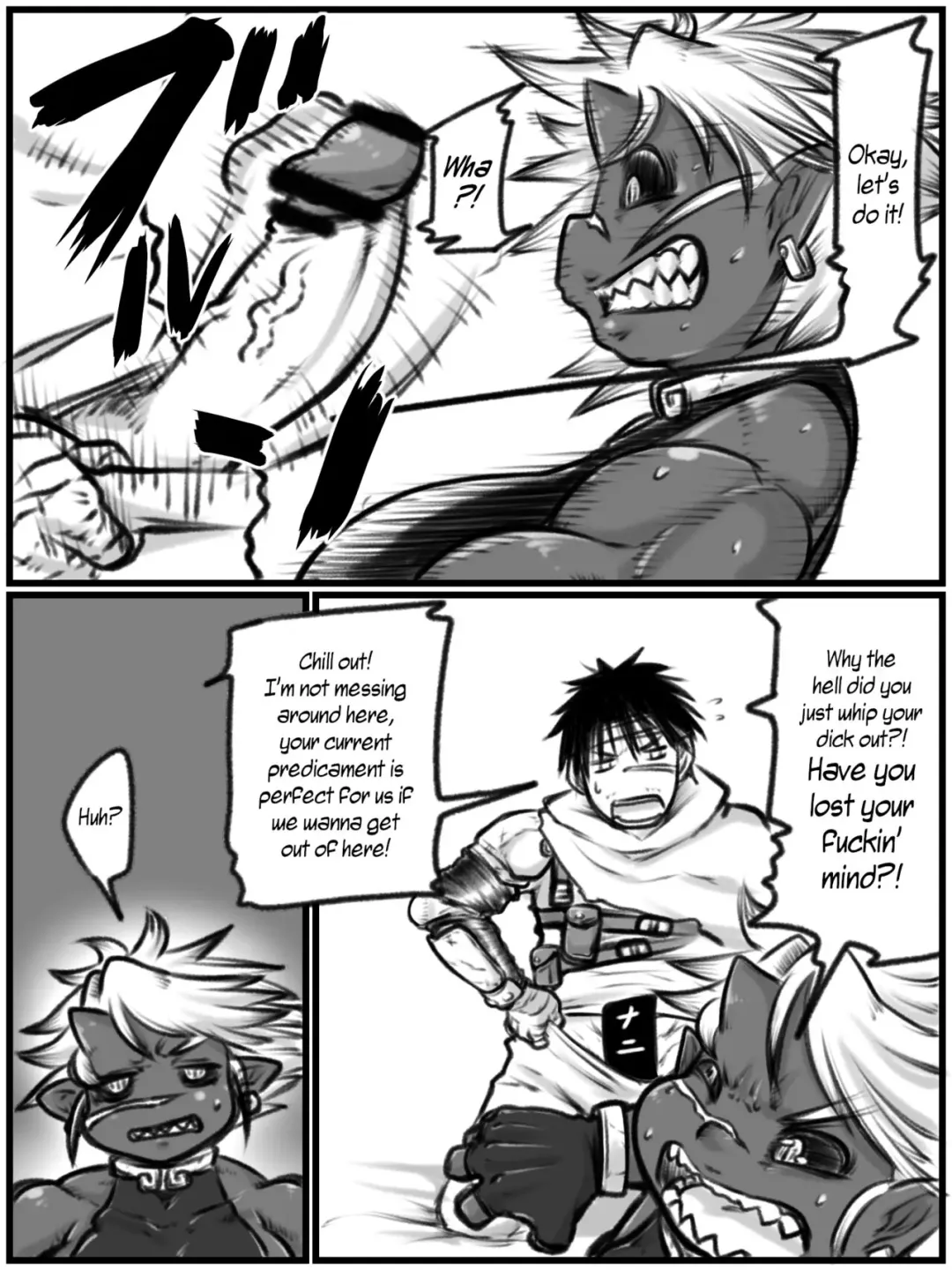 [Kumaneko] Ko-Oni Zoku to Kaizo Zoku | The Goblin and the Kaizo Fhentai - Page 7