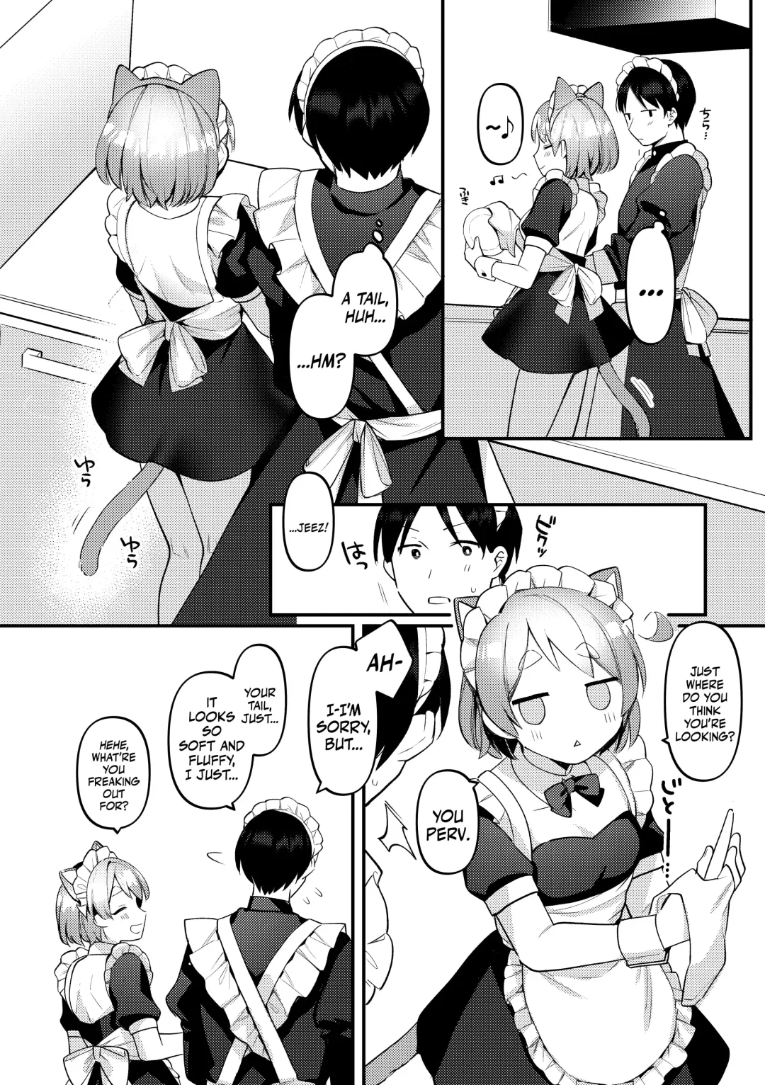 [Sakuraba Rokusuke] Futanari Maid no Kanojo ni Gohoushi Sareru Kai | Servicing My Futanari Maid Girlfriend Fhentai - Page 9