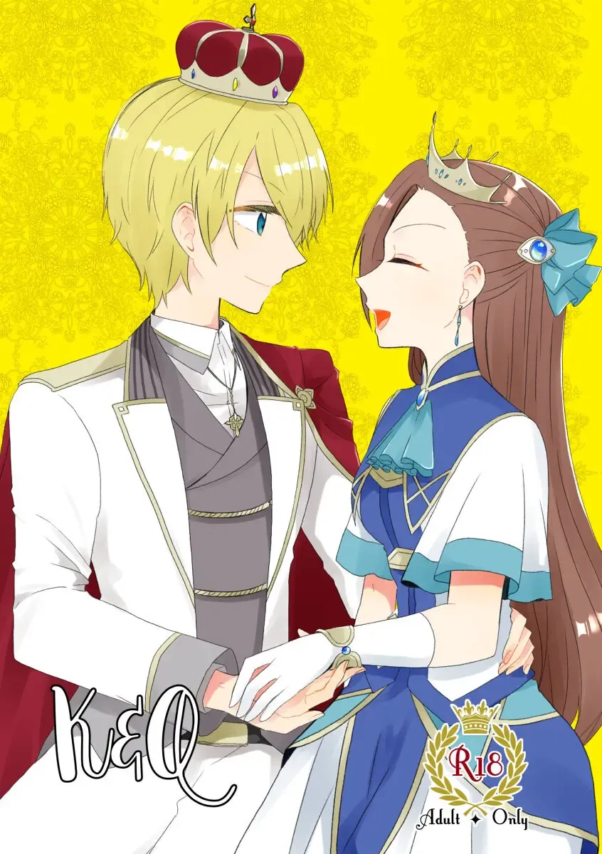 K& Q(Otome Game no Hametsu Furagu Shika Nai Akuyaku Reijou ni Tensei Shite Shimatta...) [Digital Fhentai - Page 1