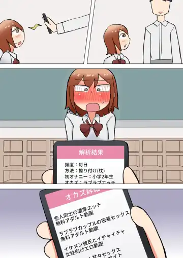 [Gakuen Chitsujo] Onanie Kaiseki Appli Fhentai - Page 3