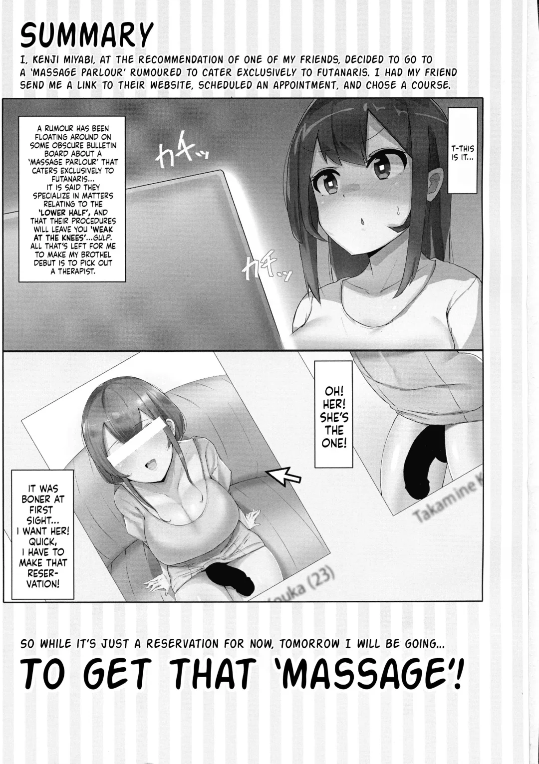 [Sella] Futanari Kaiwai no Ecchi na Omise ni Ittemita! ~ Kenzen? Esthe-ten Hen ~ | I Tried Going To My Neighborhood Brothel~! For Health's Sake, Right? Beauty Salon Edition! Fhentai - Page 3