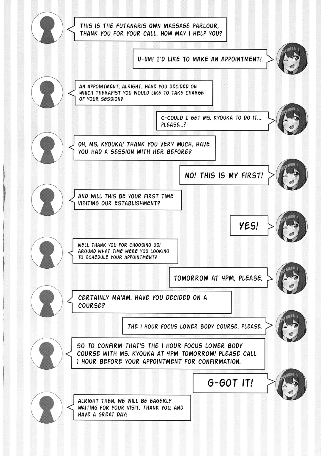 [Sella] Futanari Kaiwai no Ecchi na Omise ni Ittemita! ~ Kenzen? Esthe-ten Hen ~ | I Tried Going To My Neighborhood Brothel~! For Health's Sake, Right? Beauty Salon Edition! Fhentai - Page 4